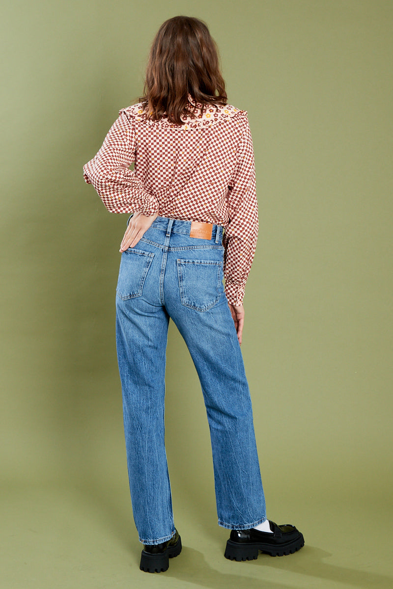 Joni Pussy Bow Blouse - Curve