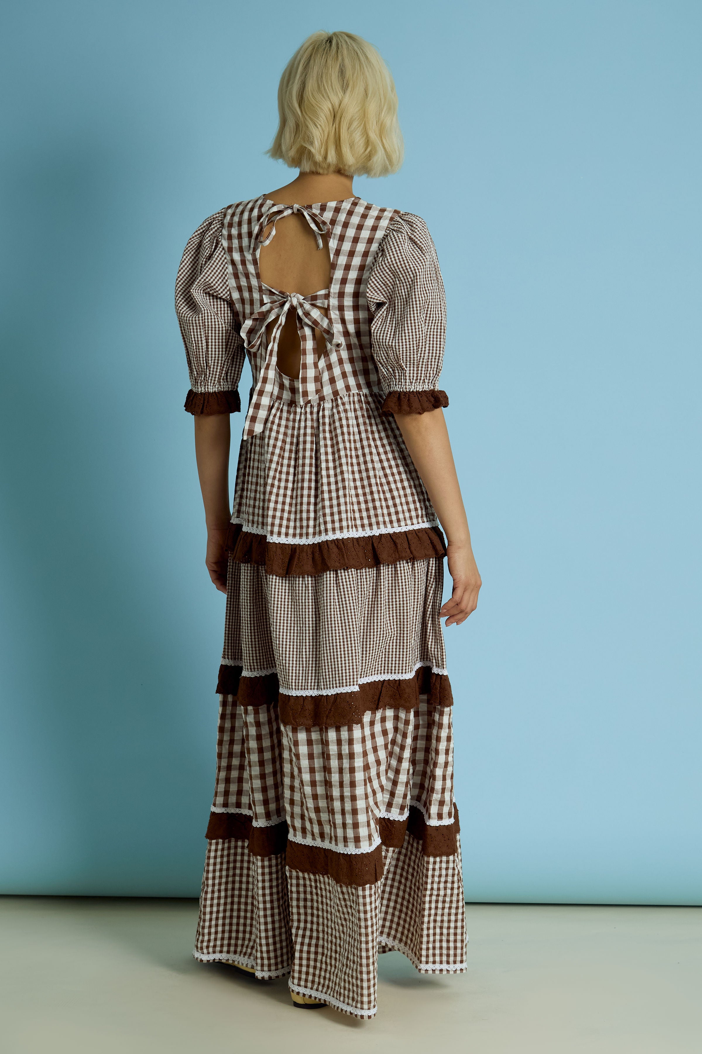 June Gingham Midaxi Dress