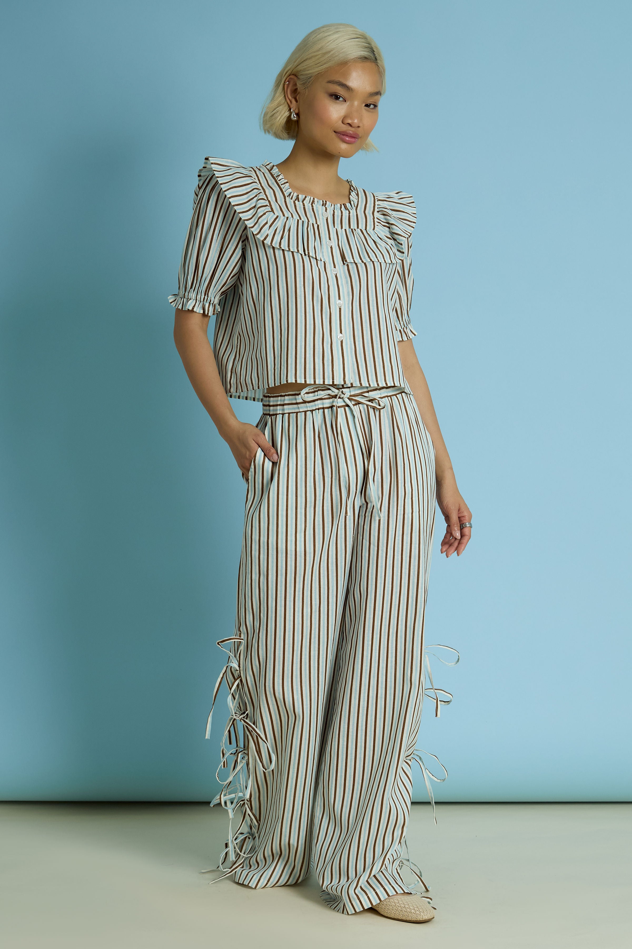 Elsie Stripe Trousers
