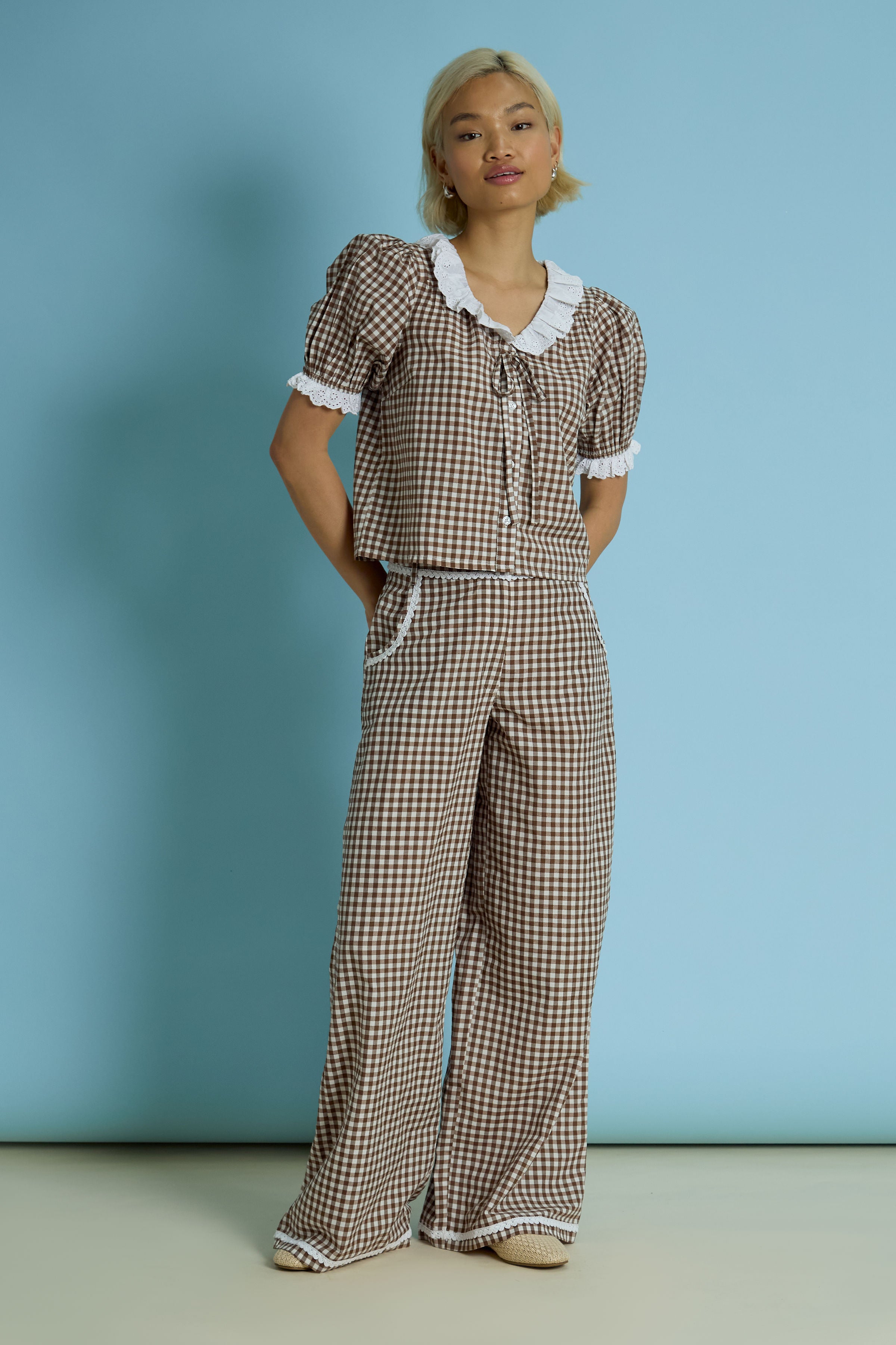 June Gingham Blouse