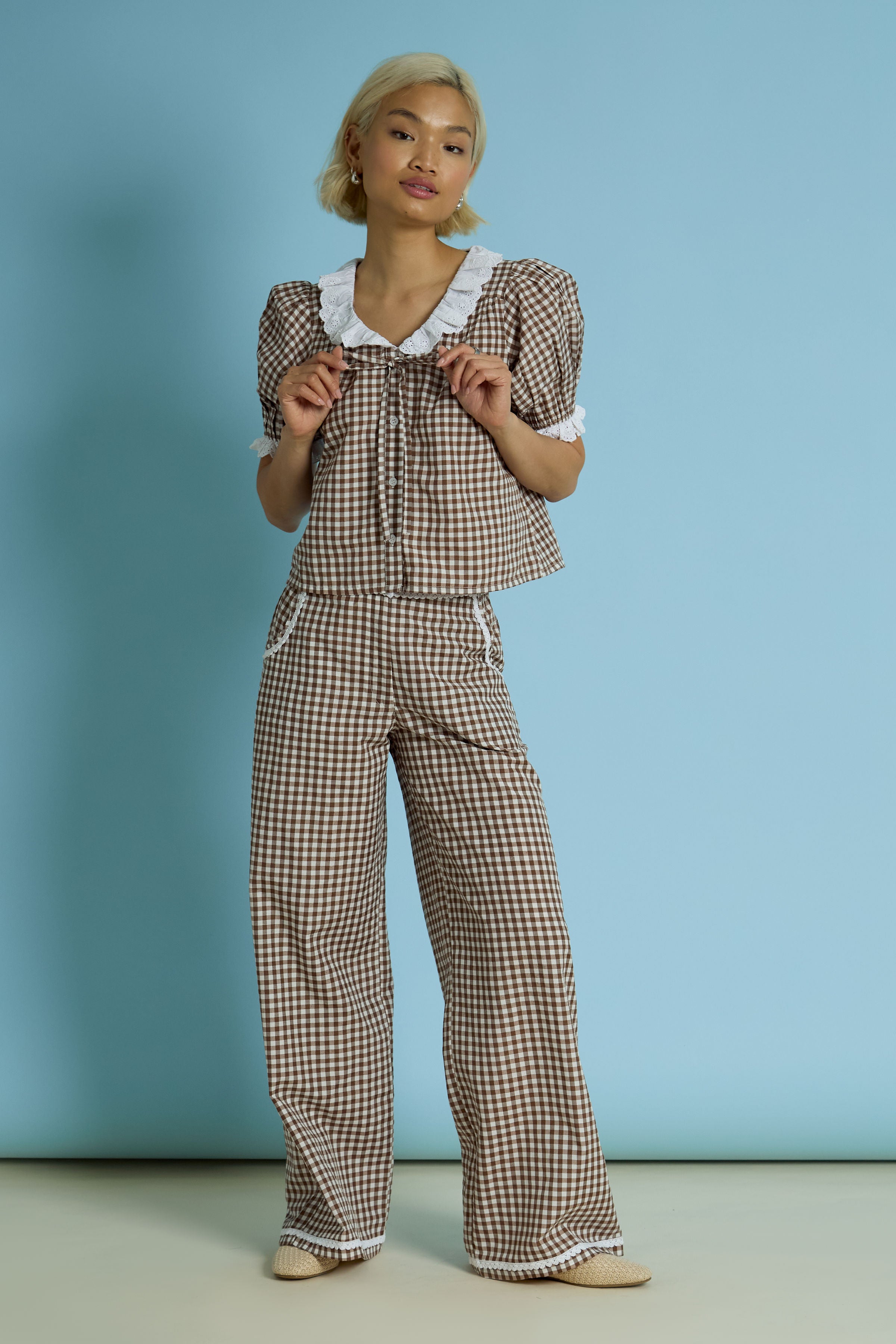 June Gingham Blouse