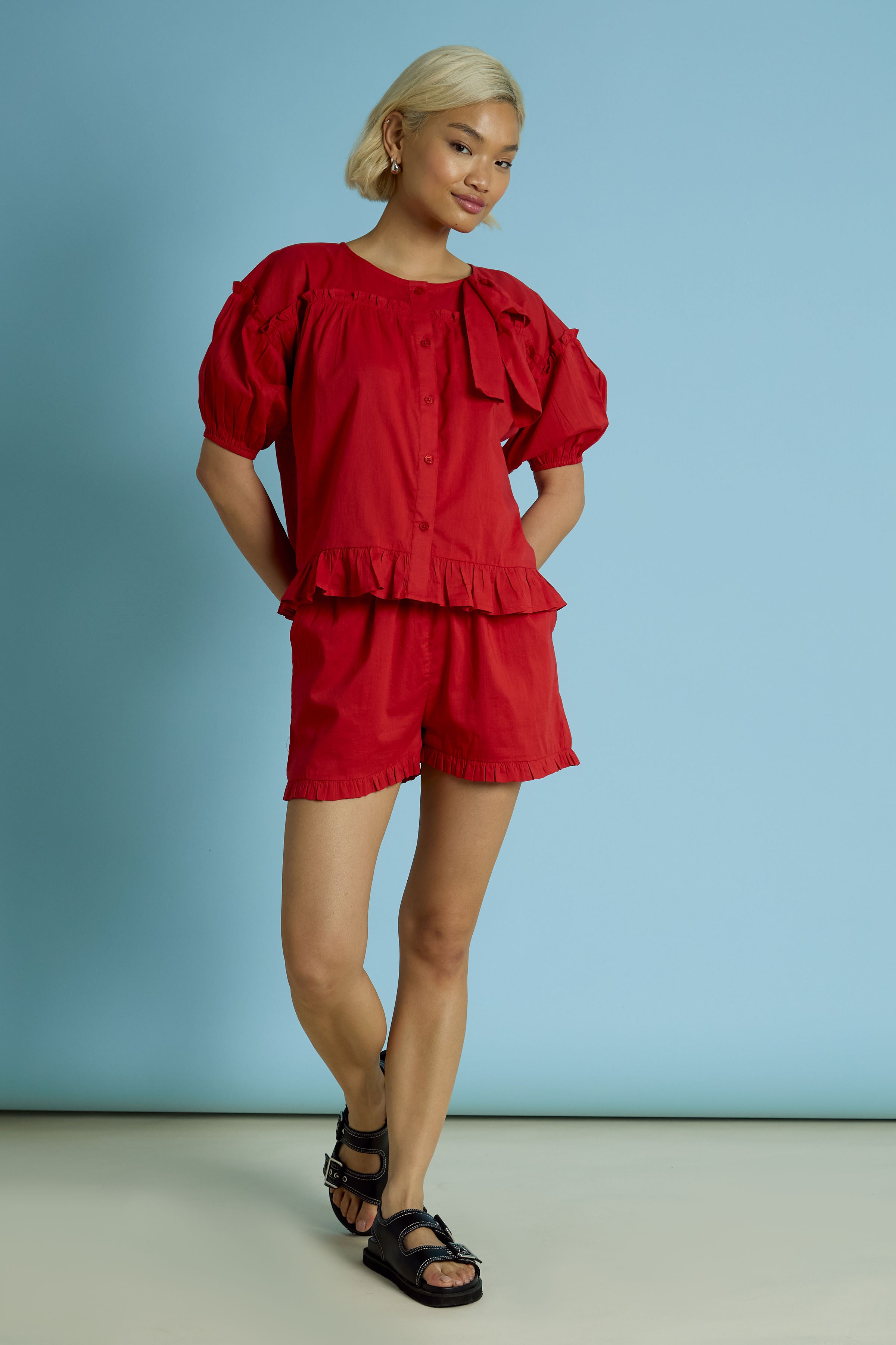 Maude Ruffle Edge Shorts
