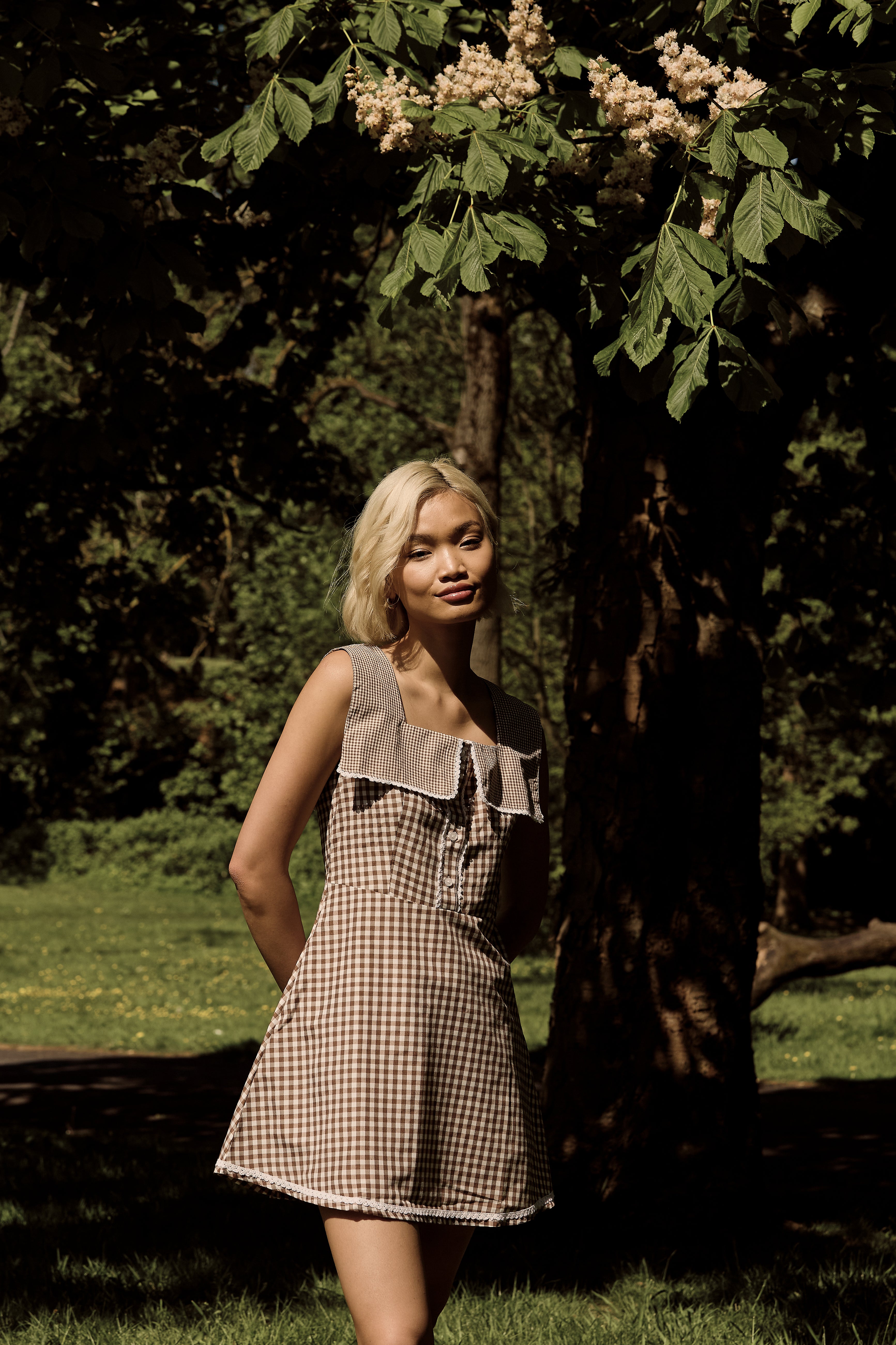 June Mini Gingham Dress