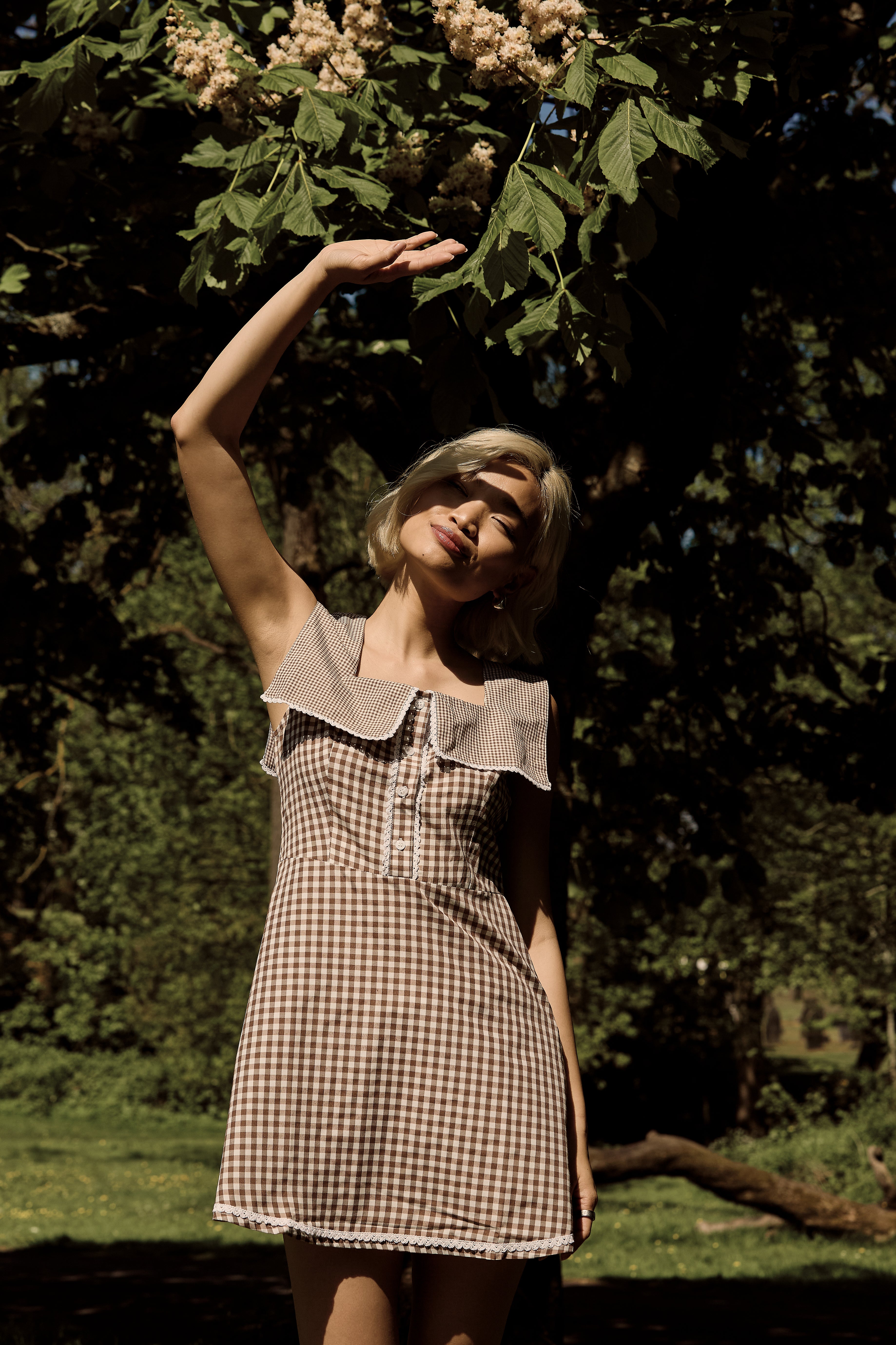 June Mini Gingham Dress