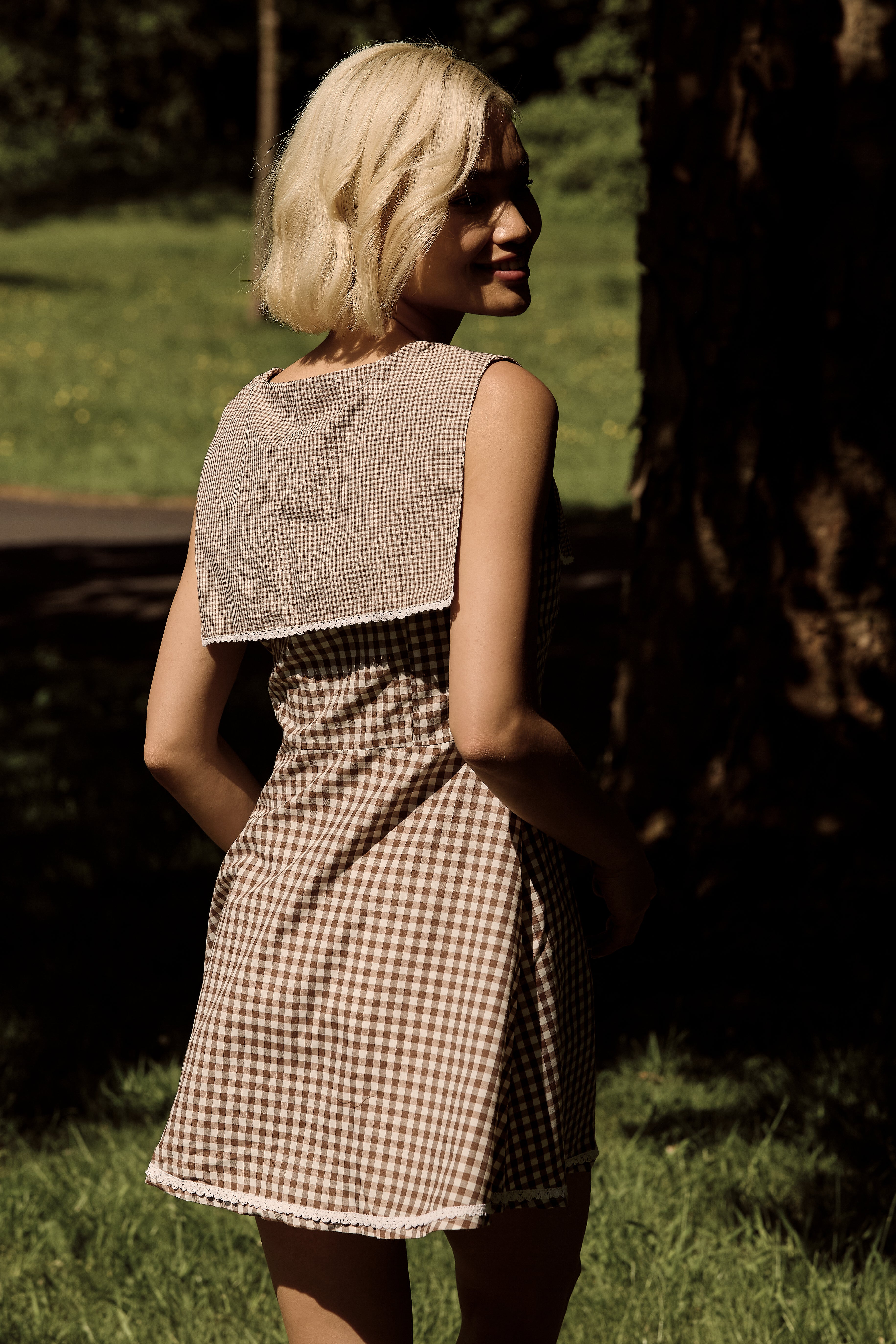 June Mini Gingham Dress