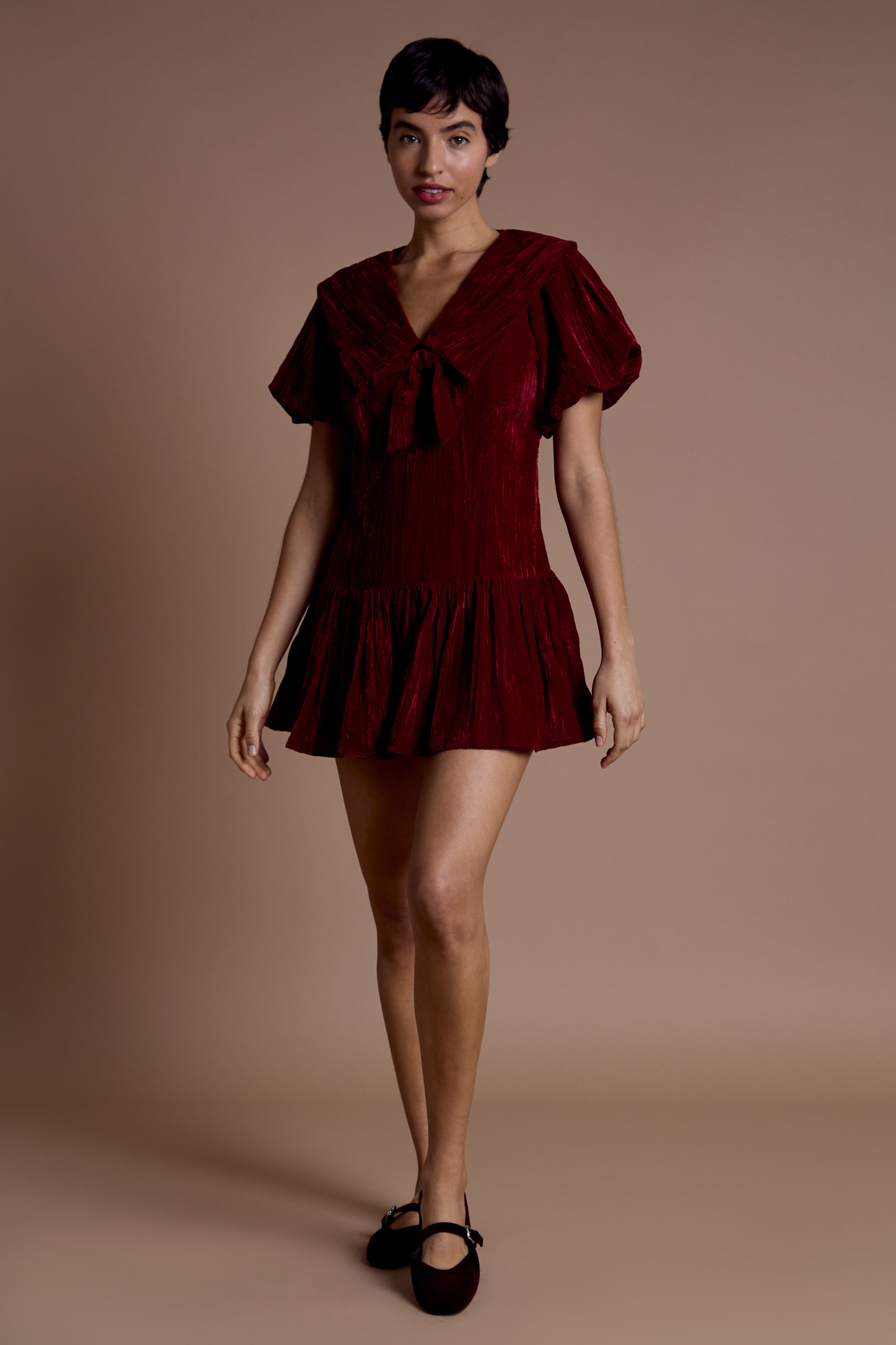 Sabrina Velvet Mini Dress