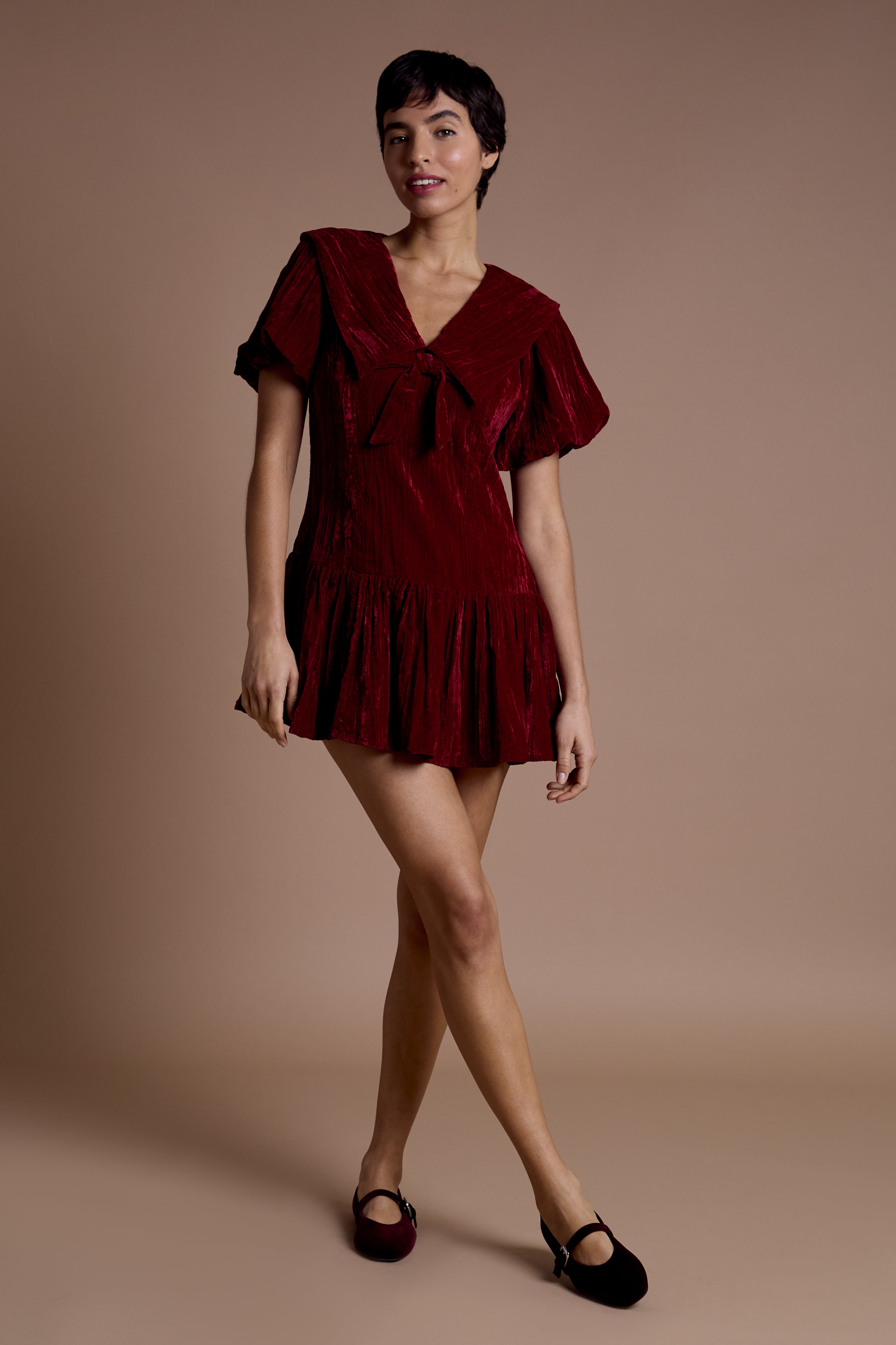 Sabrina Velvet Mini Dress