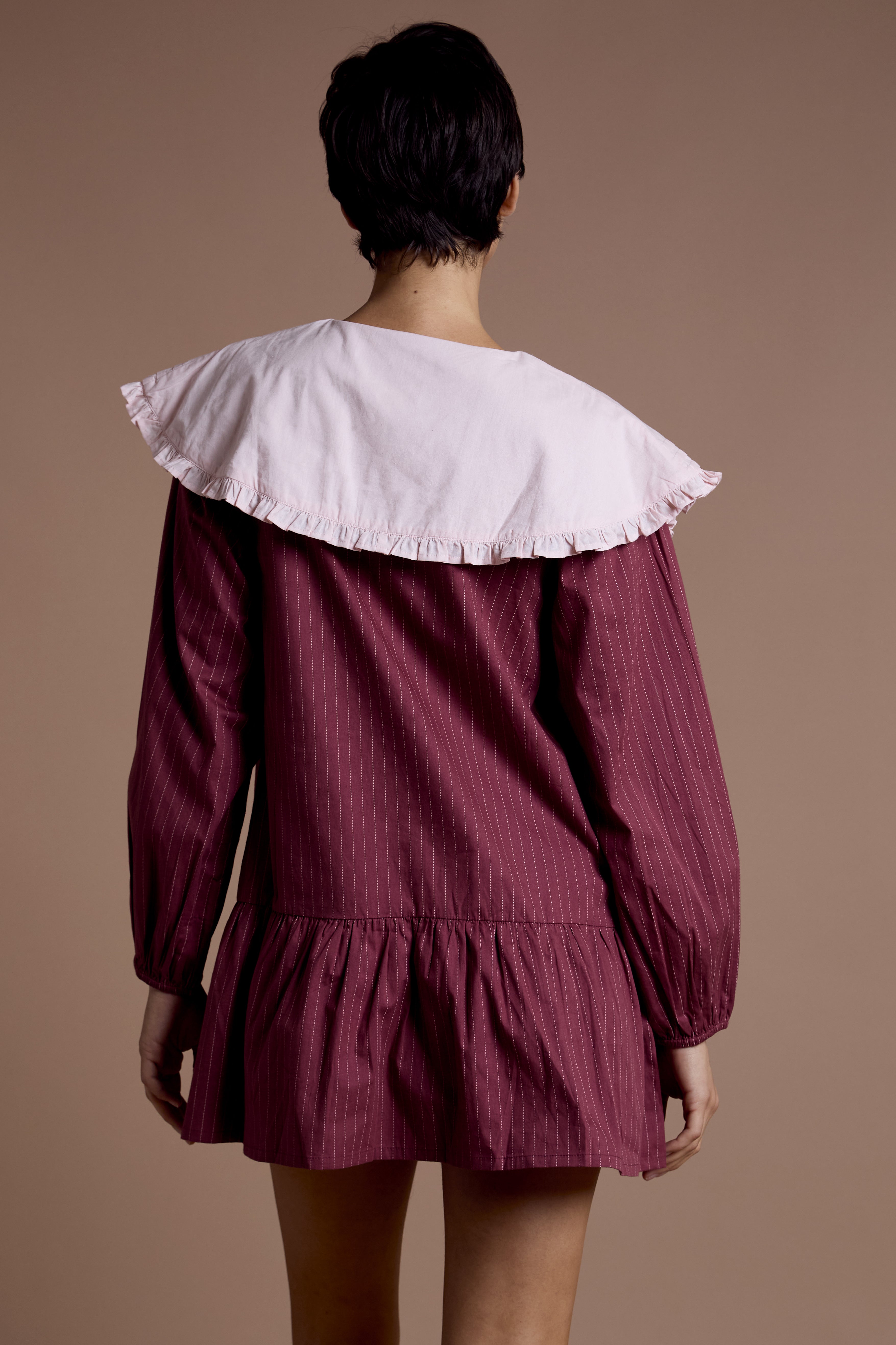 Ruby Oversized Collar Dress