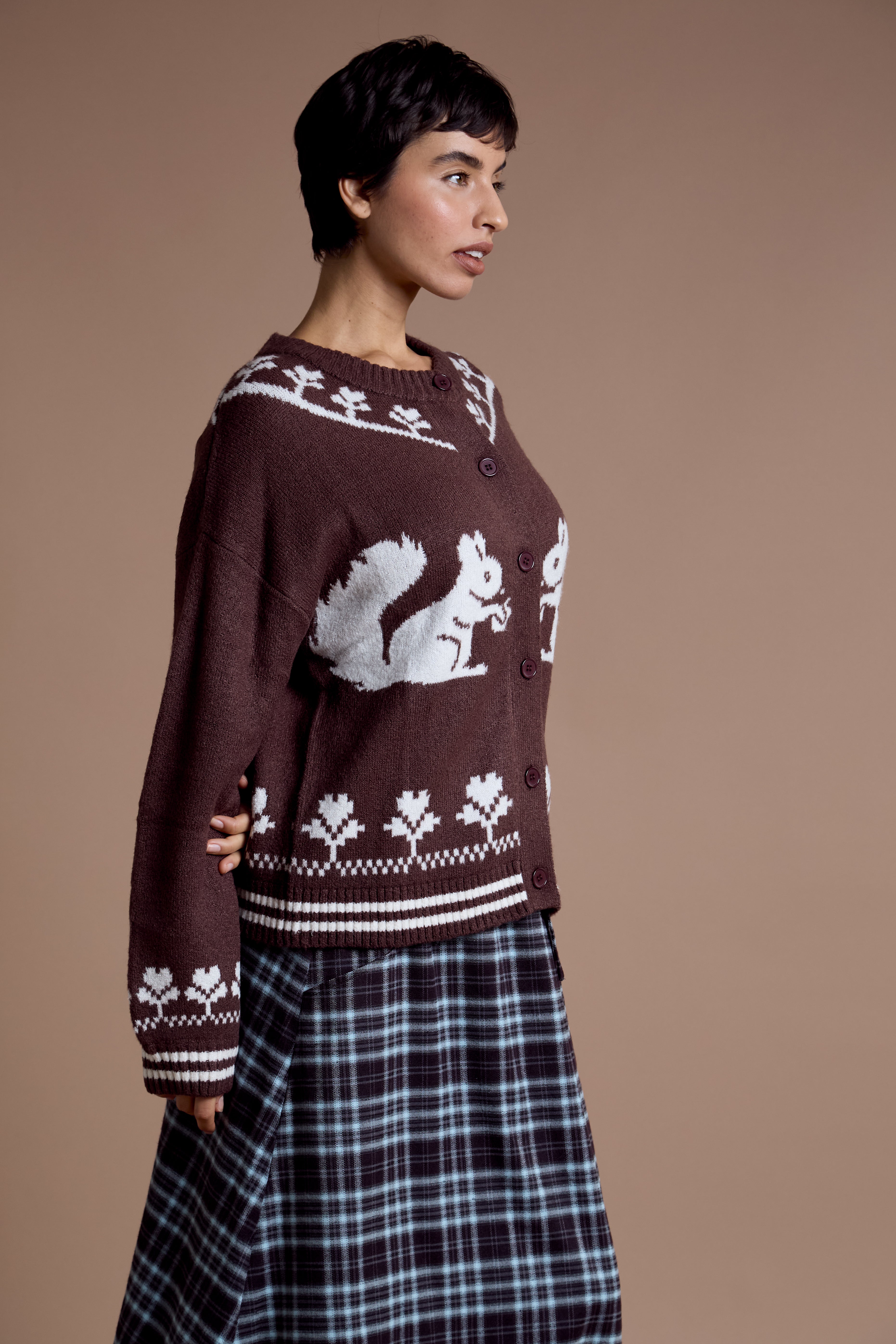 Nell Squirrel Caridgan