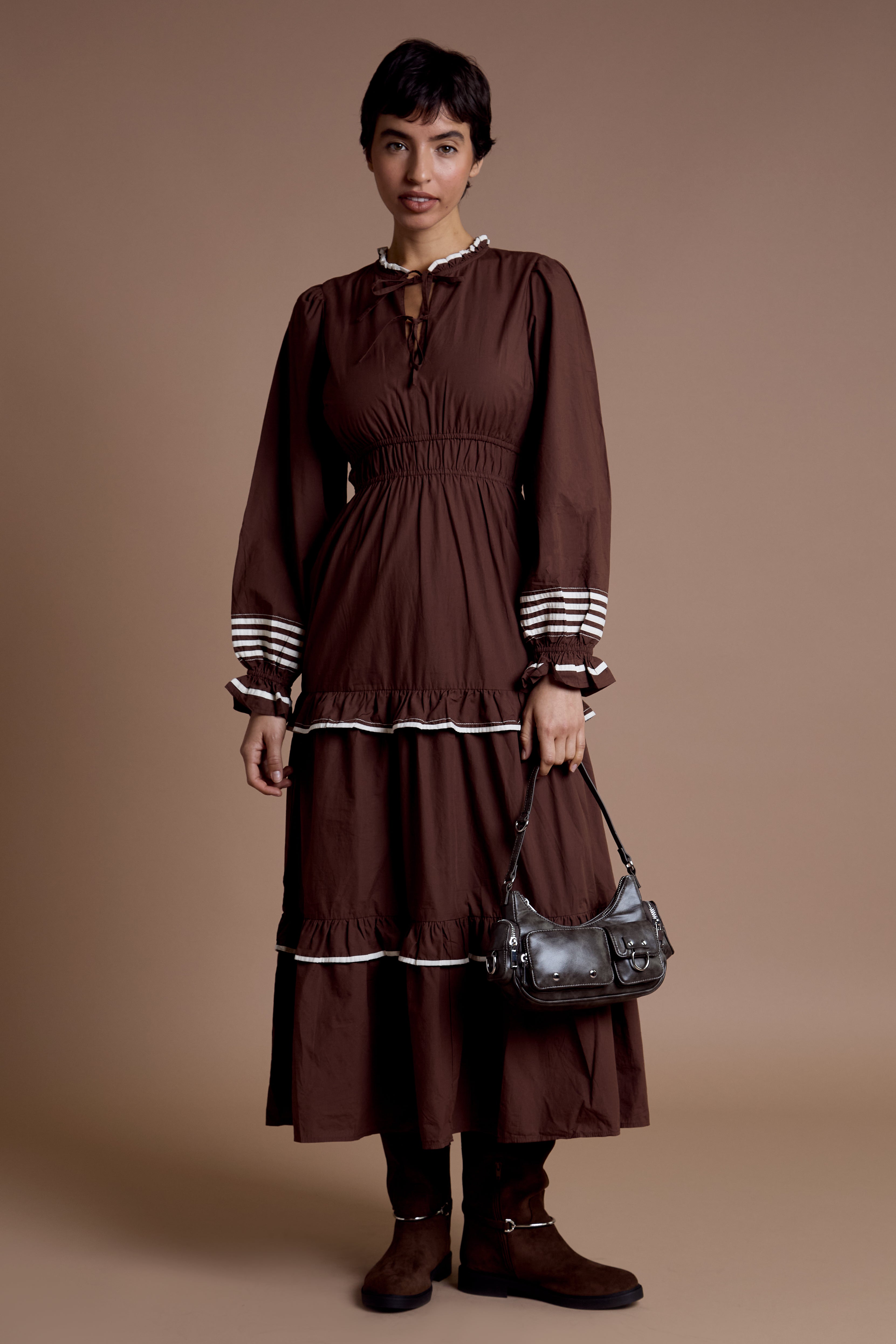 Minnie Midaxi Tiered Dress