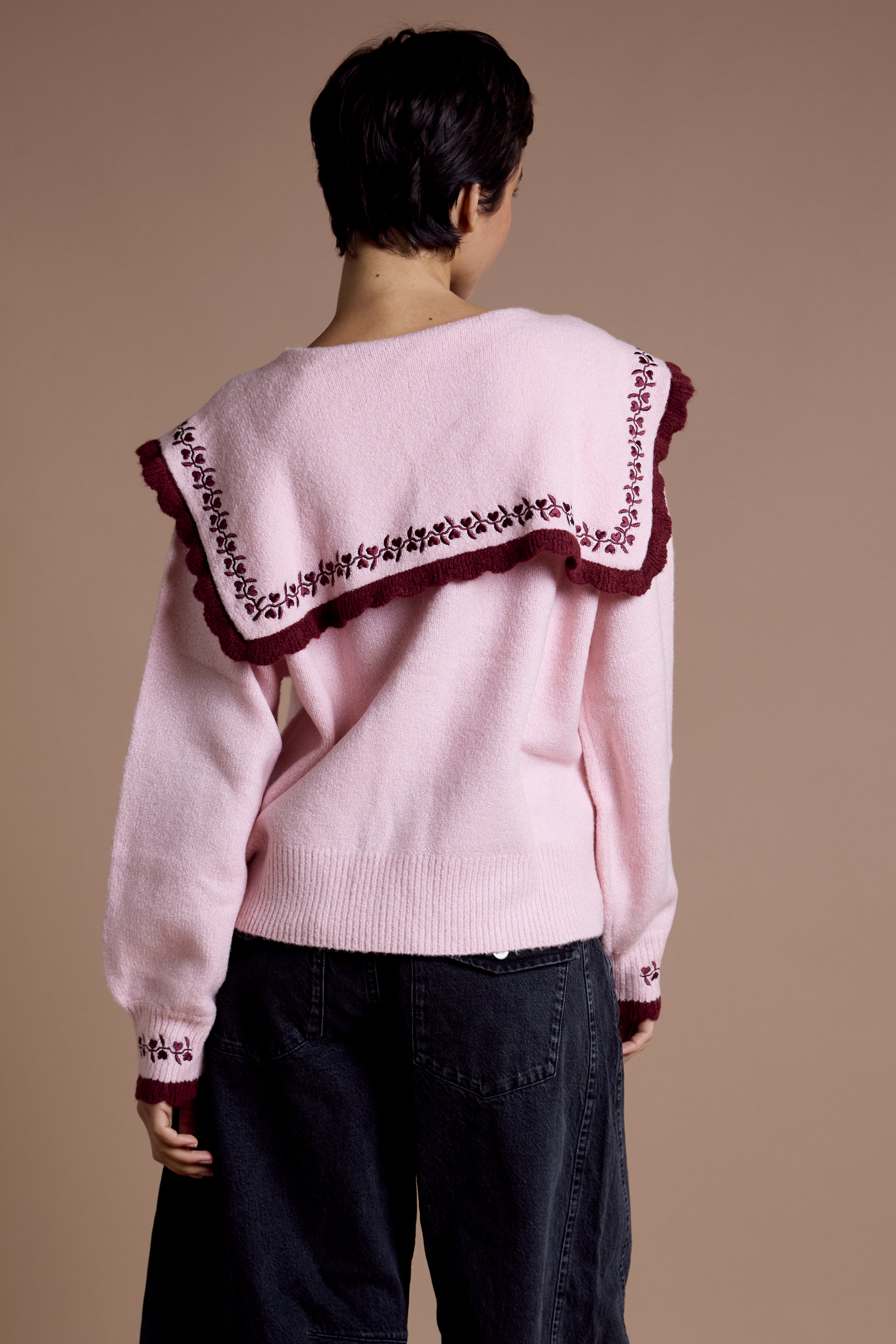 Effie Oversized Collar Cardigan