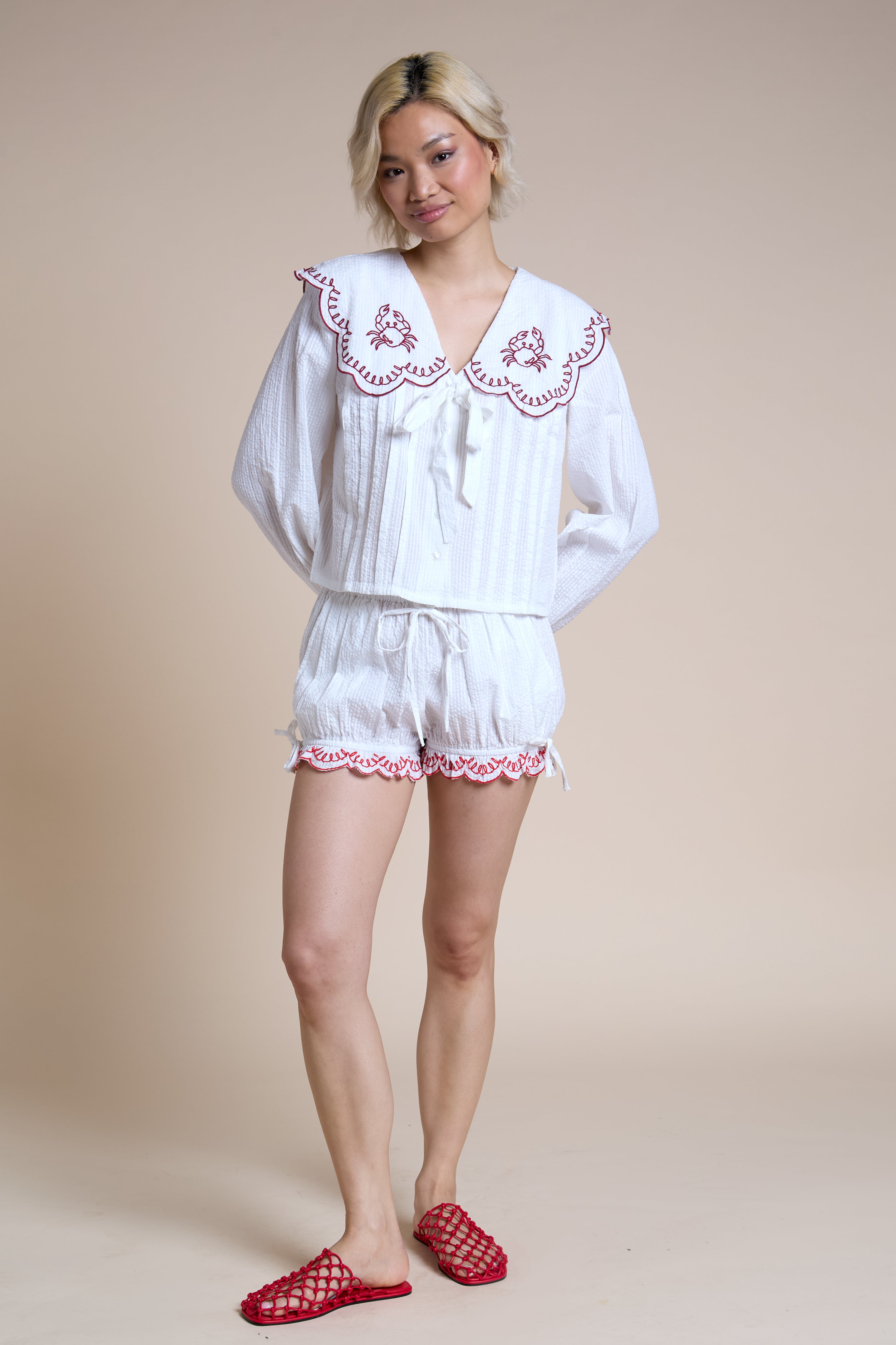 Kaia Crab Collared Shirt