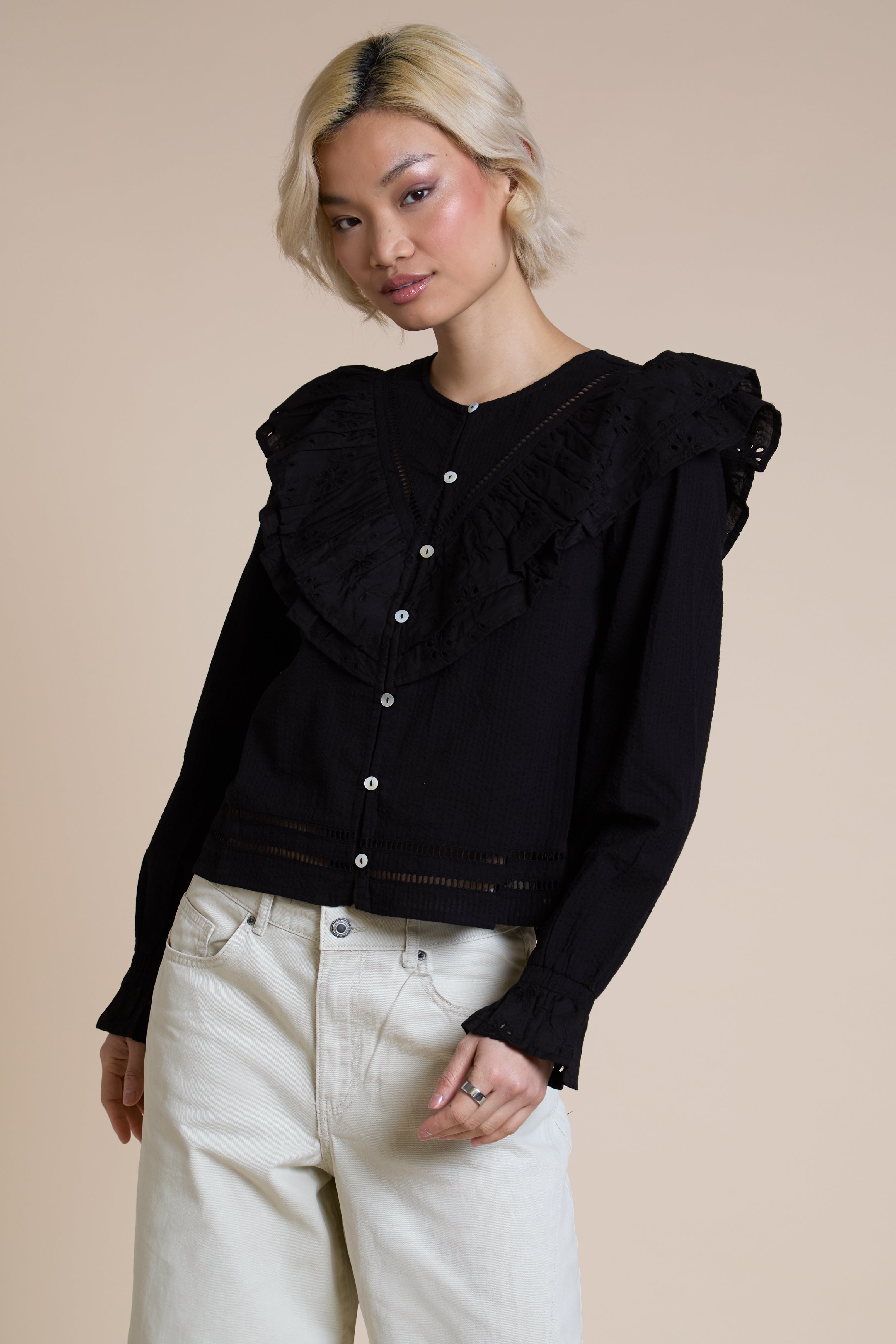 Alba Ruffle Blouse