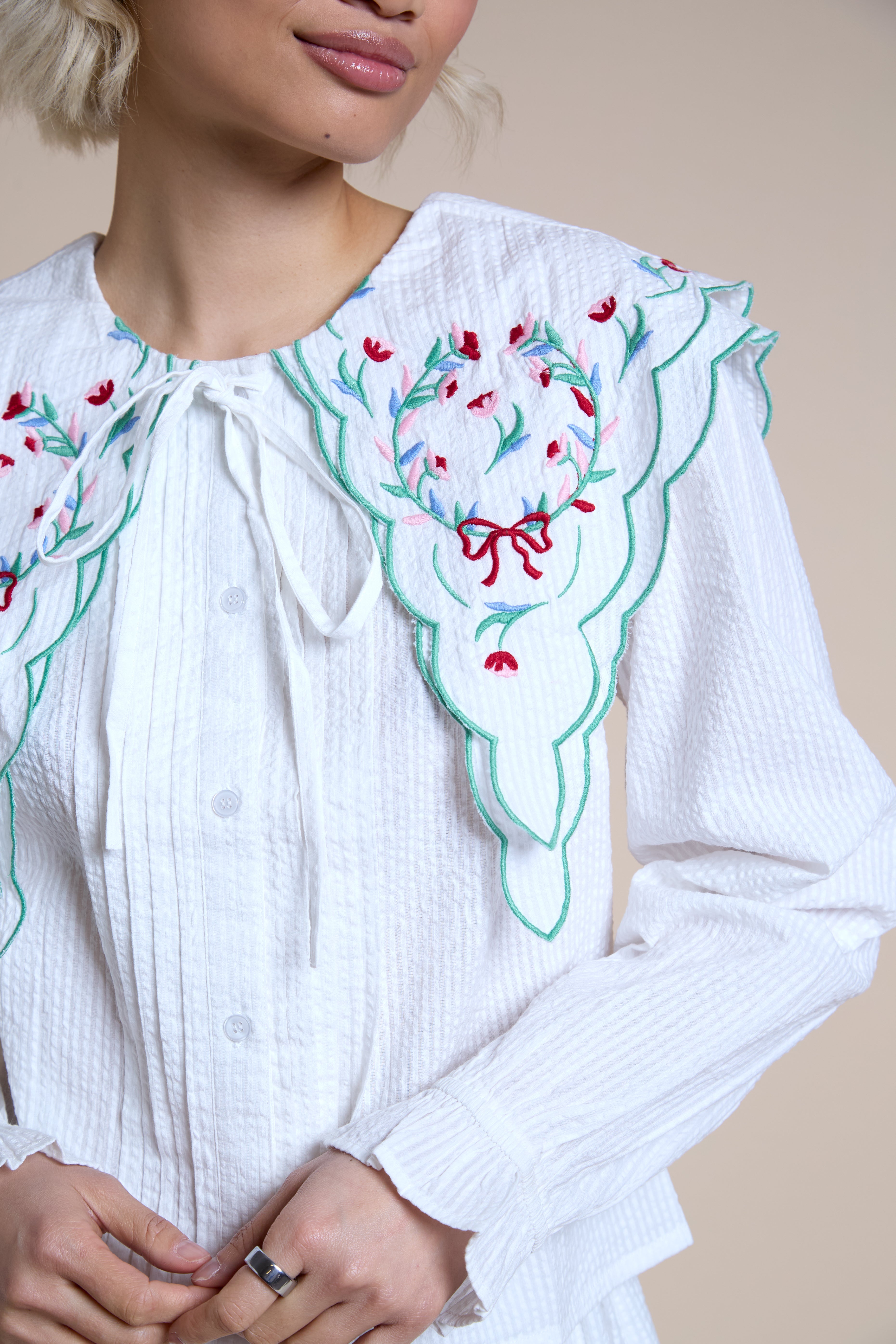 Tansy Floral Collar Blouse