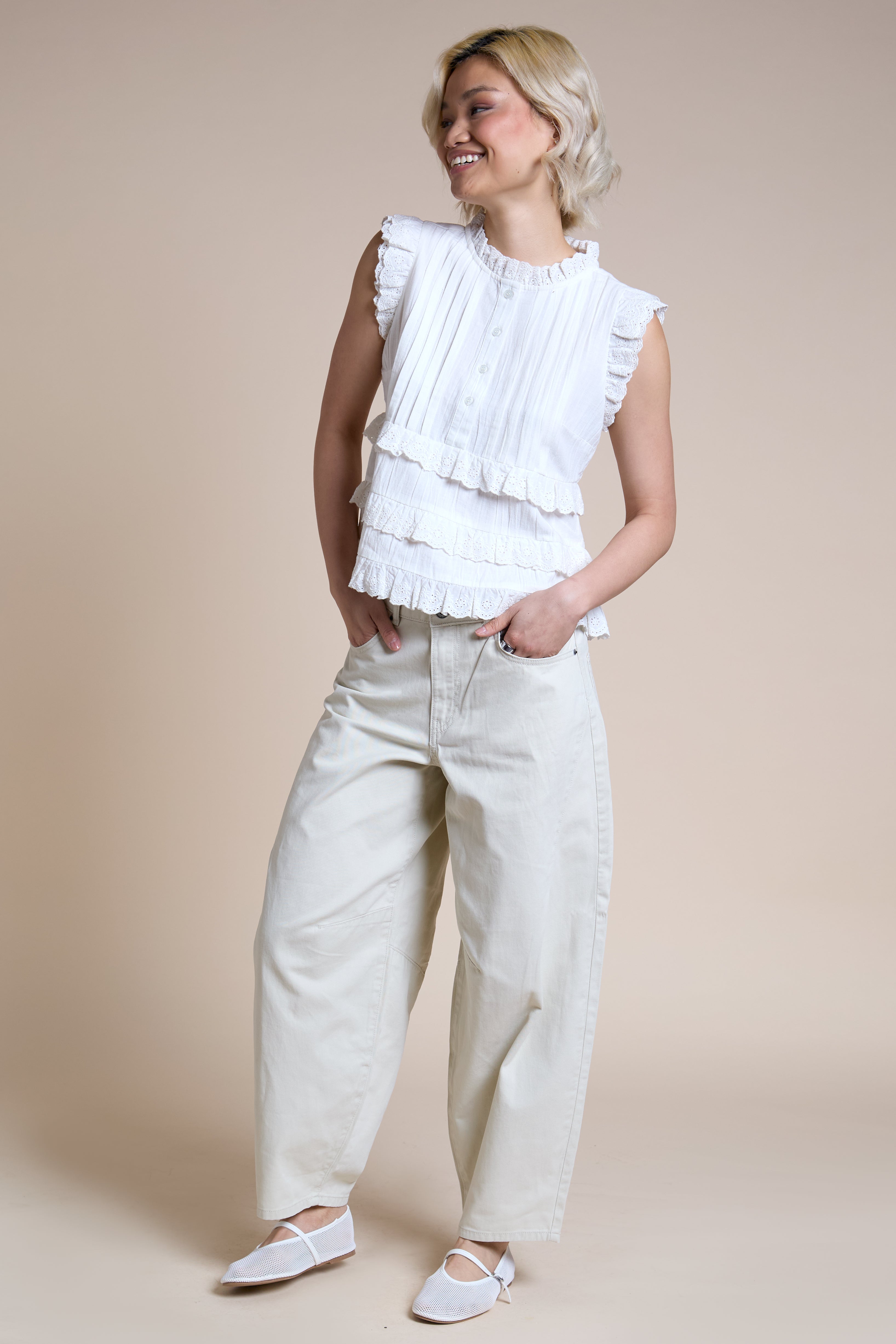 Cecelia Ruffle Blouse