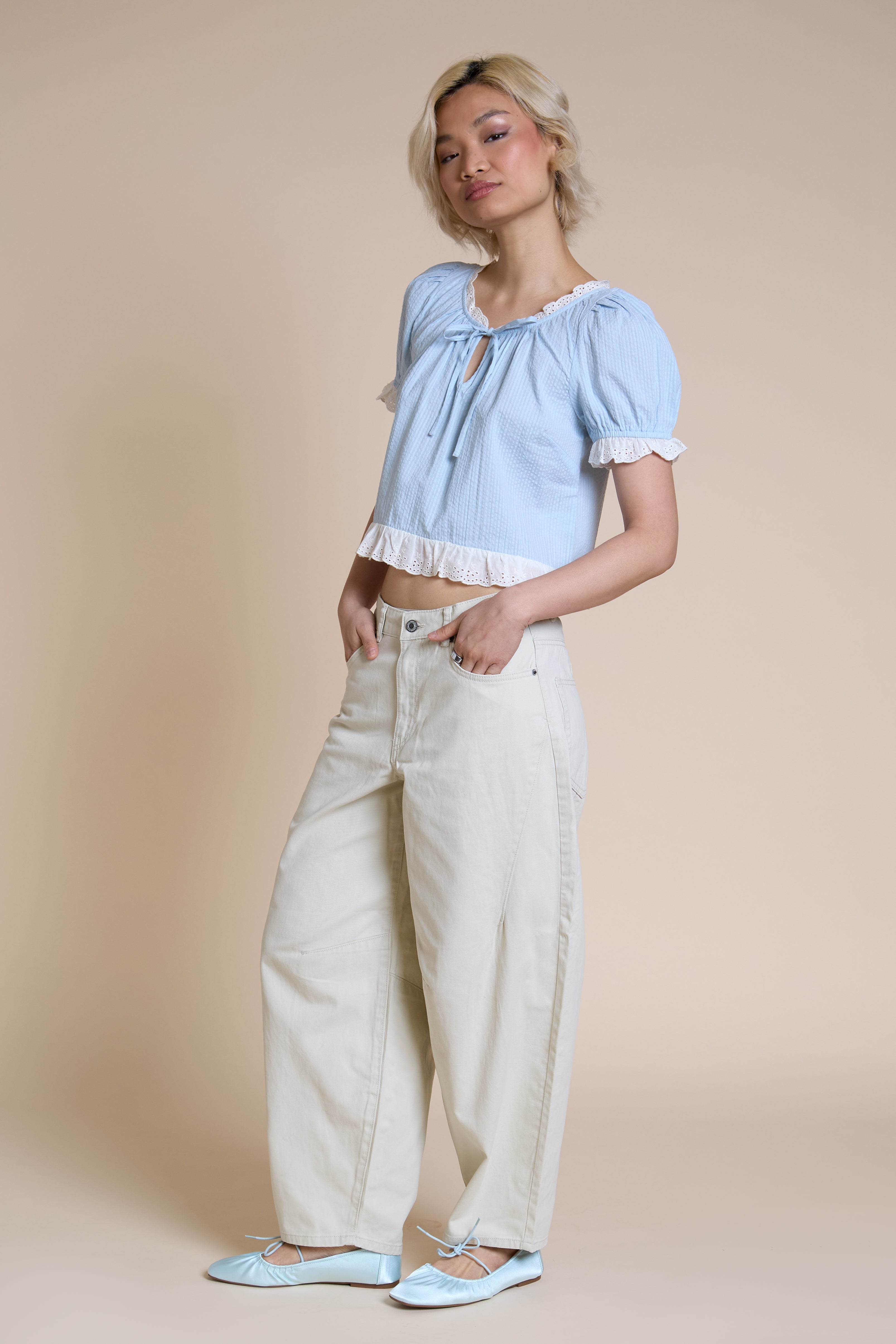 Mira Frilly Edge Blouse