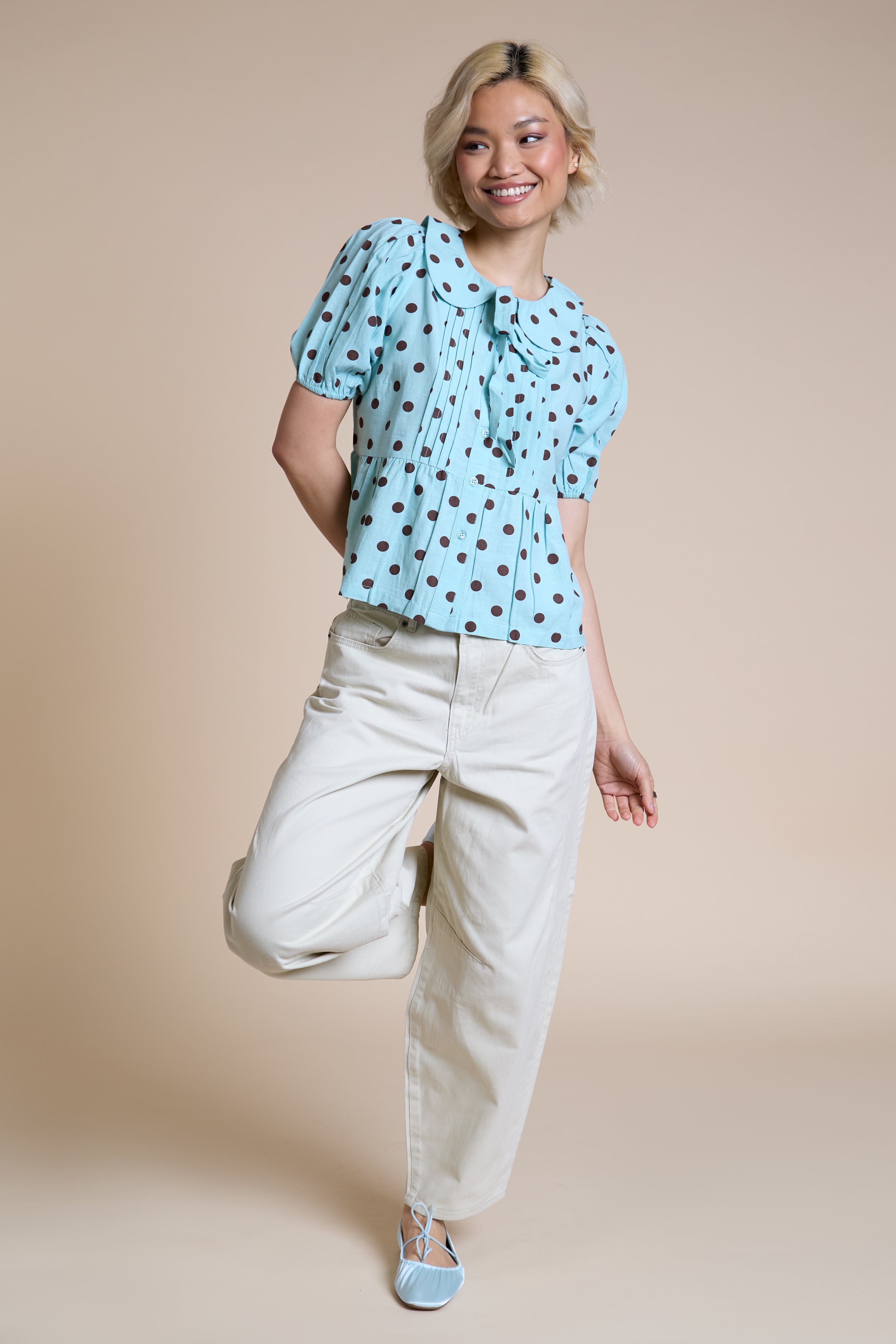 Posie Polka Dot Blouse