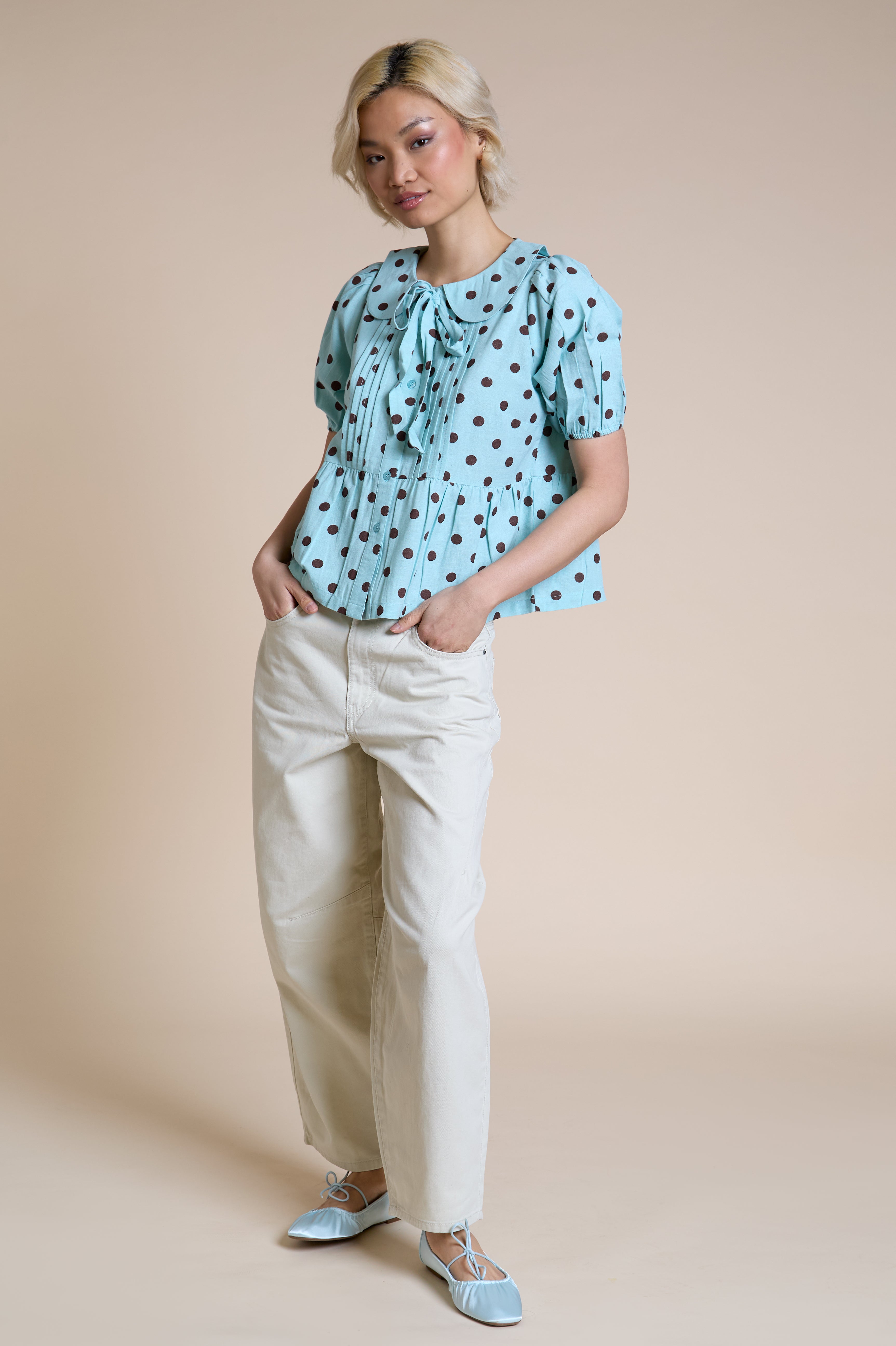 Posie Polka Dot Blouse