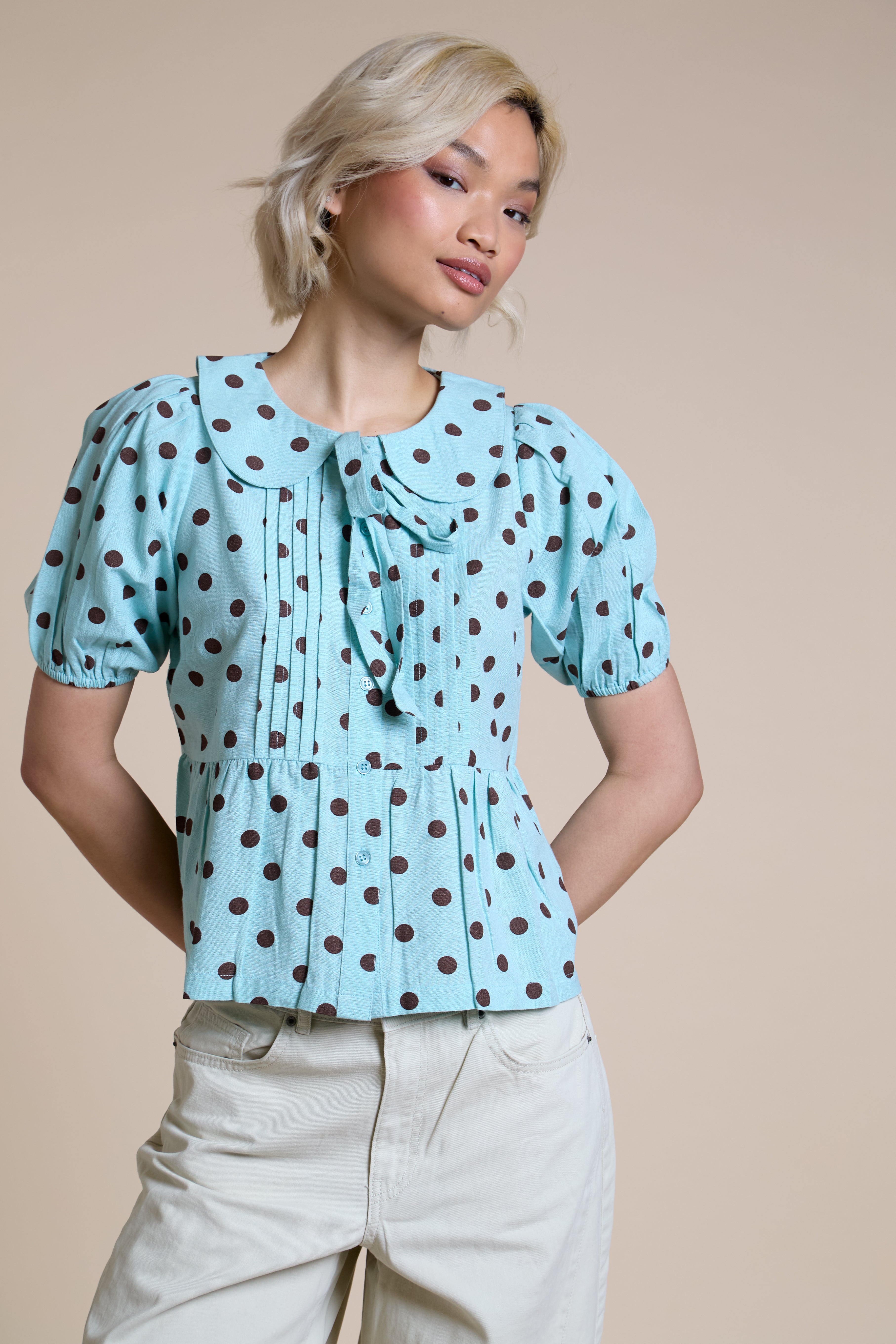Posie Polka Dot Blouse
