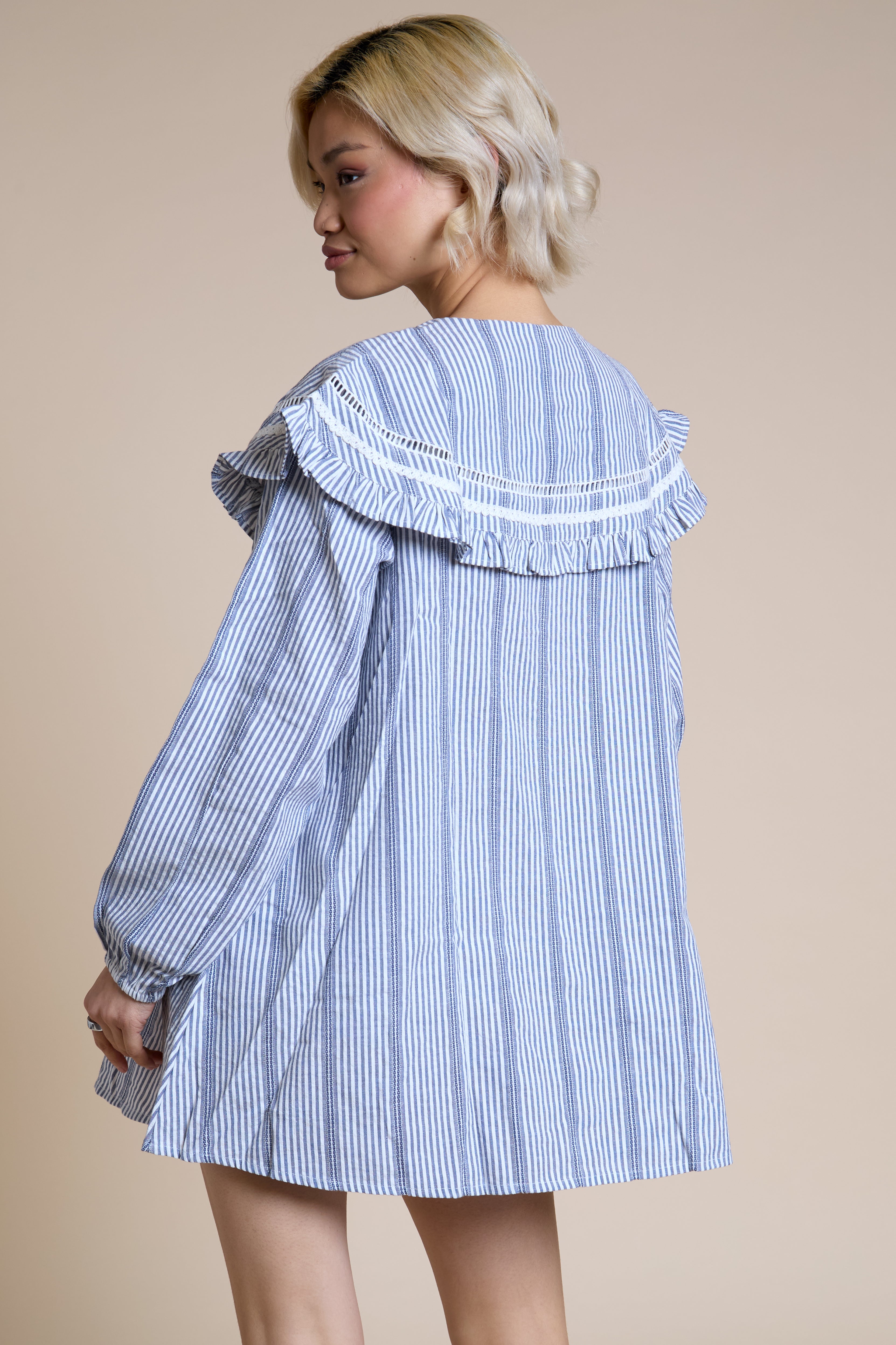 Posie Striped Babydoll Dress