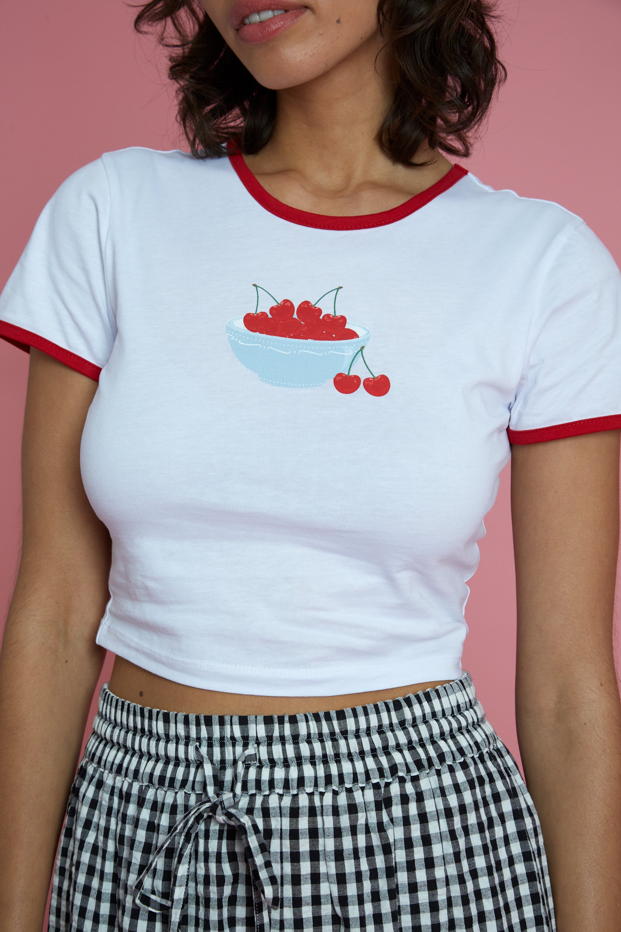April Cherry Baby Tee