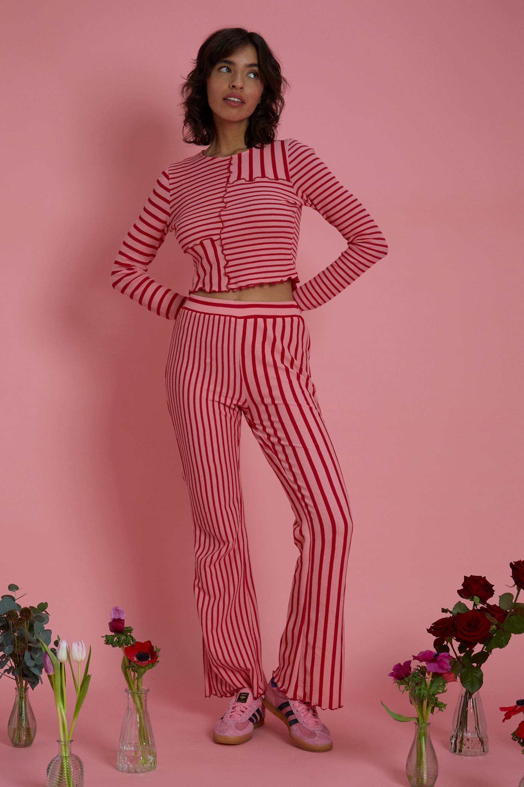 Hallie Stripe Jersey Top