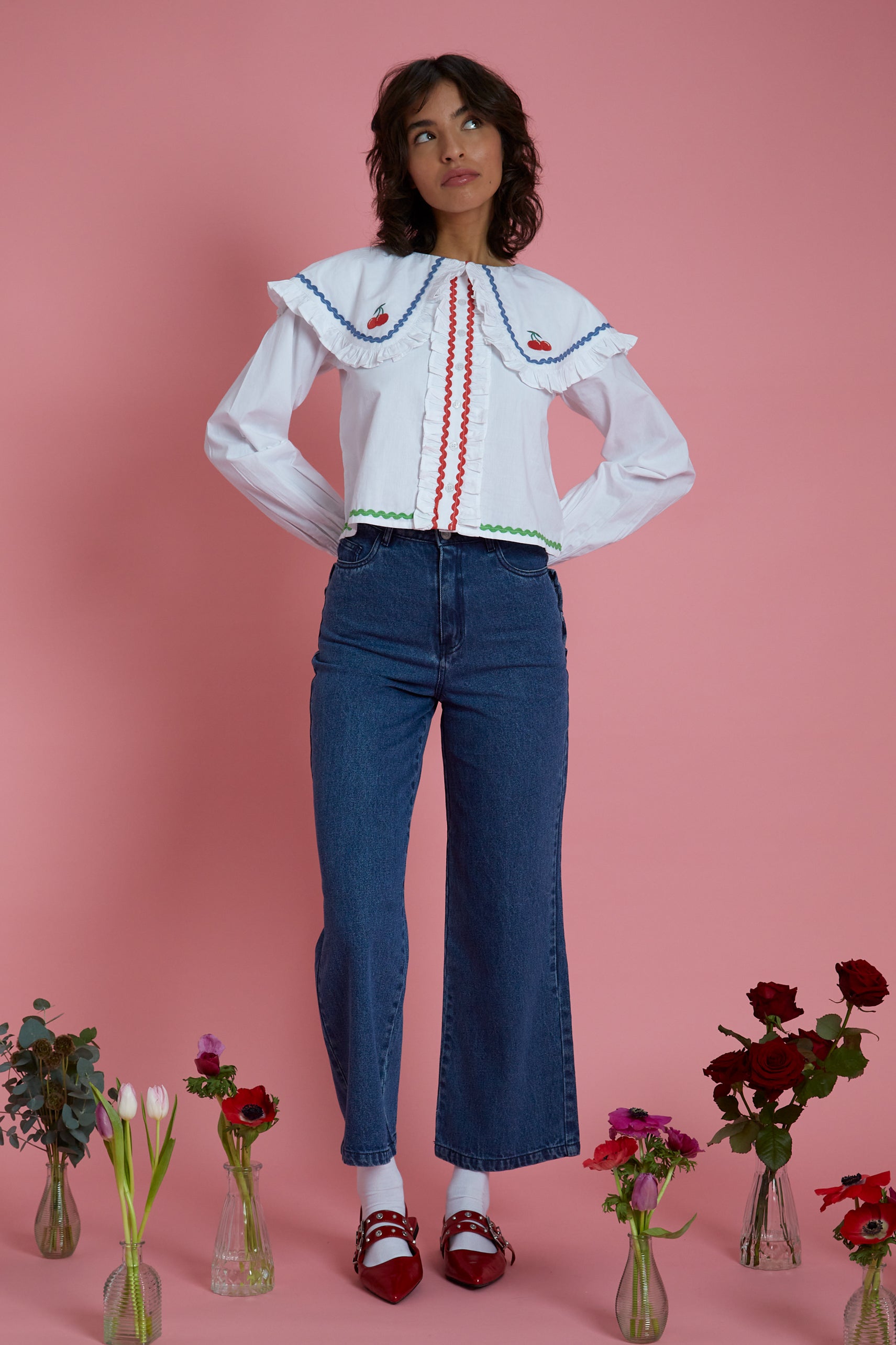 Dahlia Cherry Jeans