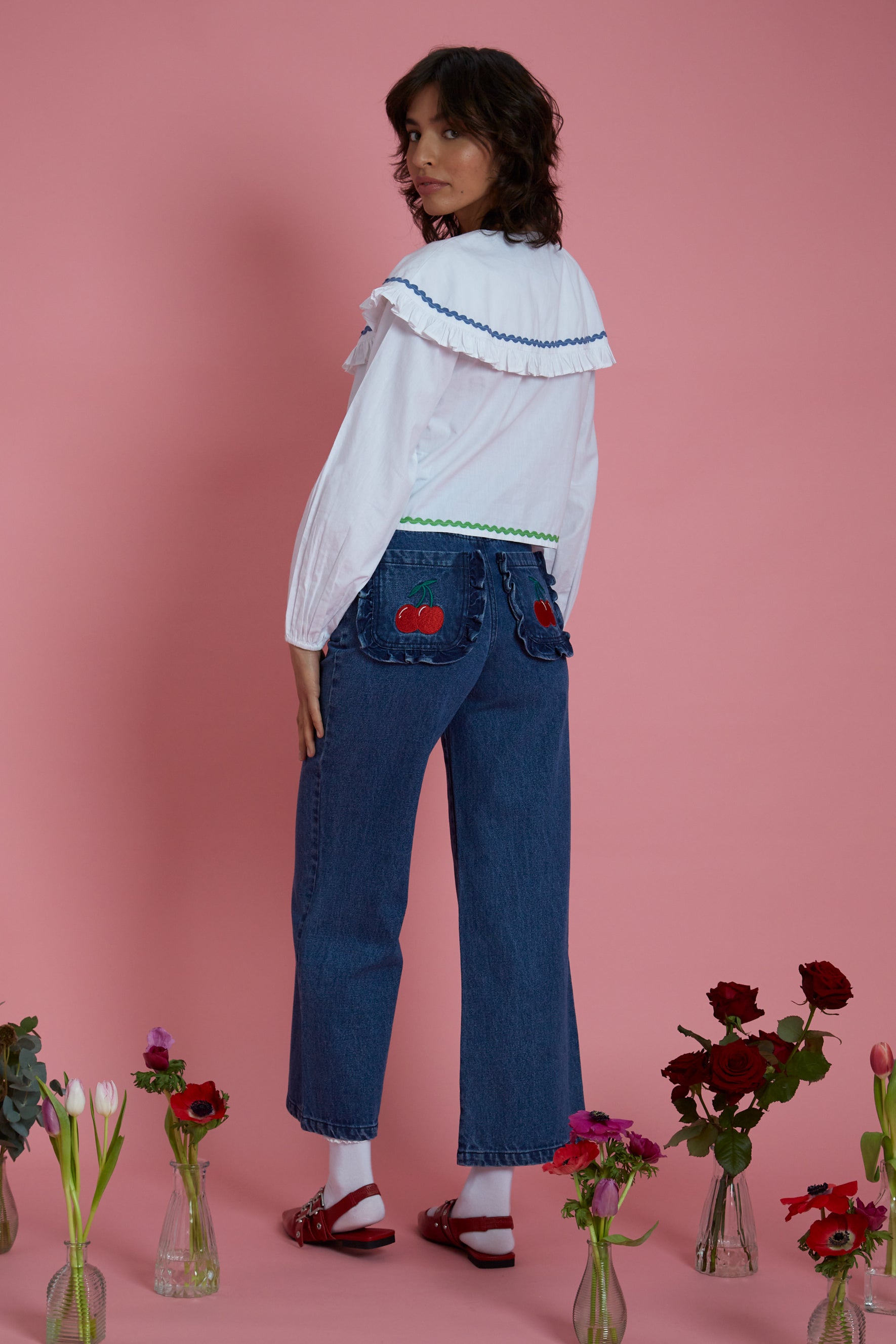 Dahlia Cherry Jeans