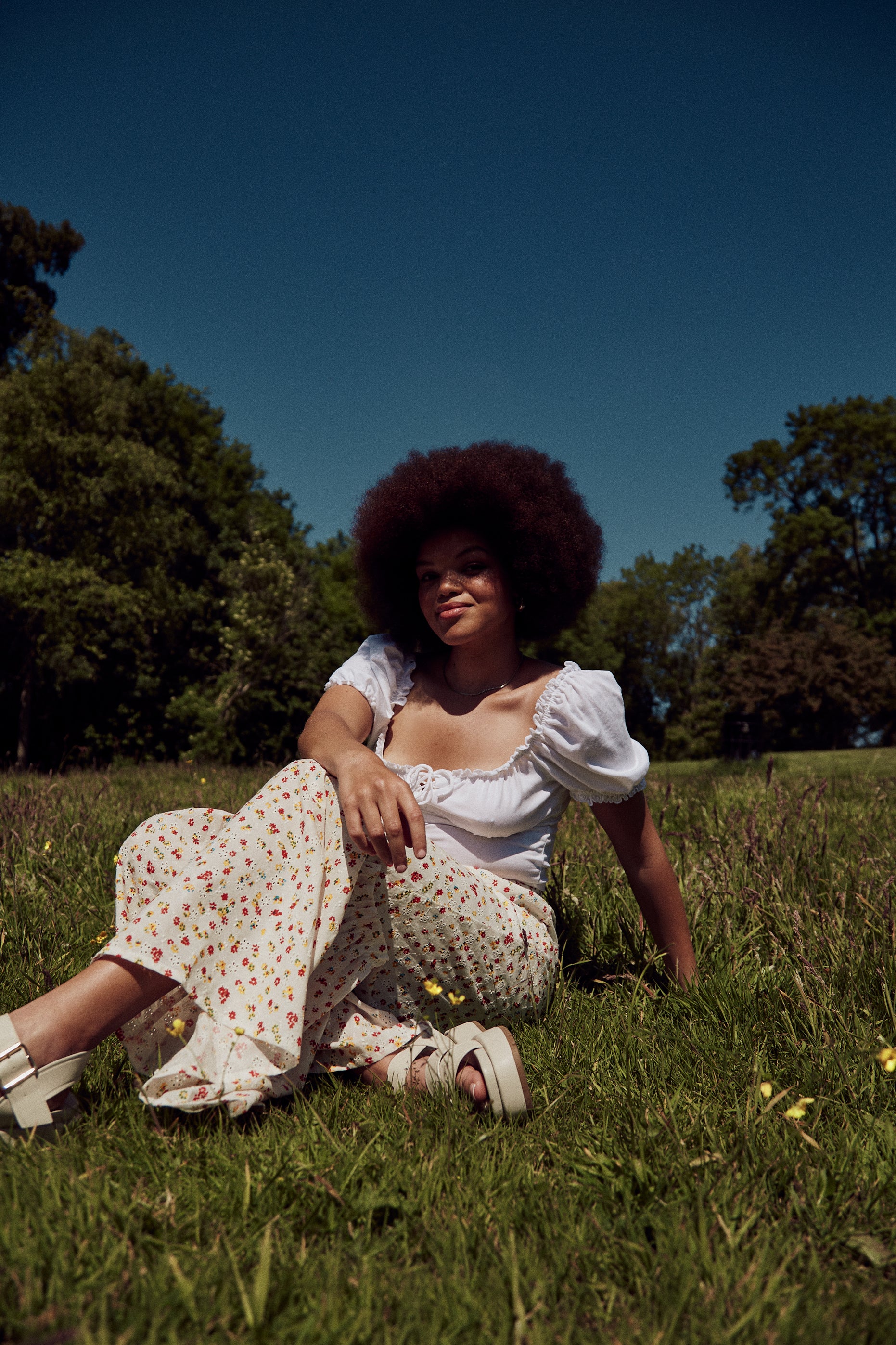 Blossom Broderie Trousers - Curve