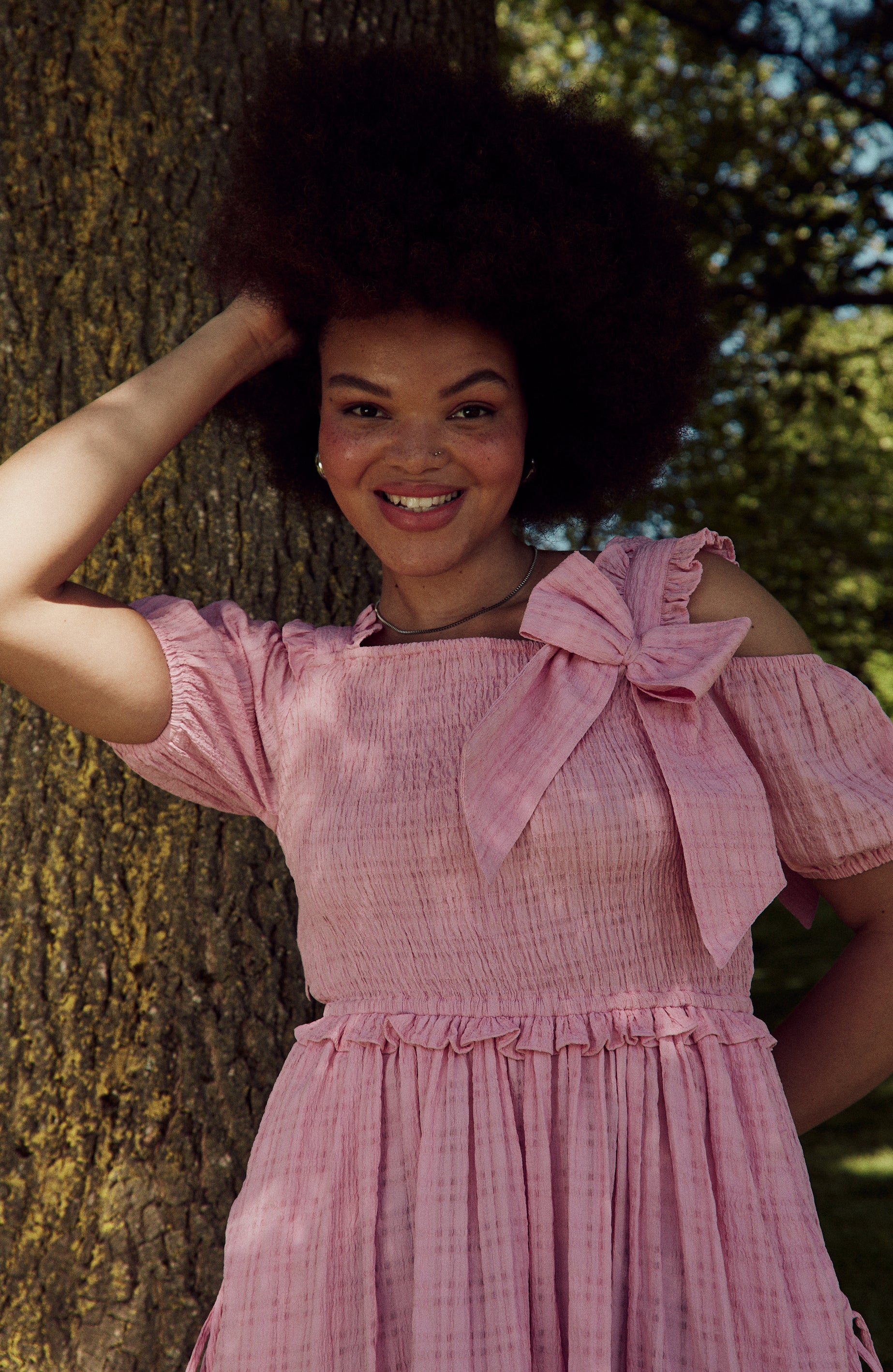 Neon best sale rose dress
