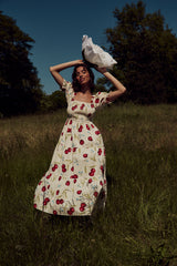 Augustine Midaxi Dress - Cream