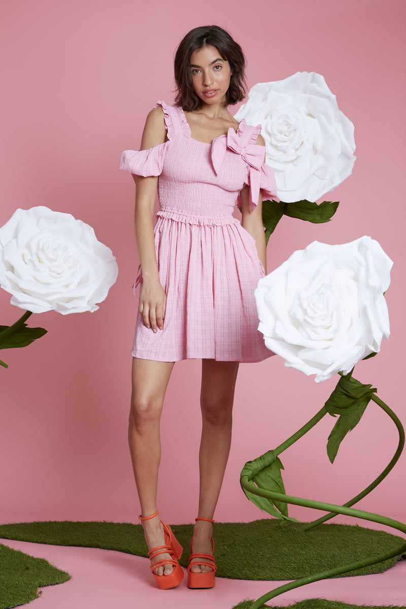 Sienna Mini Dress - Pink