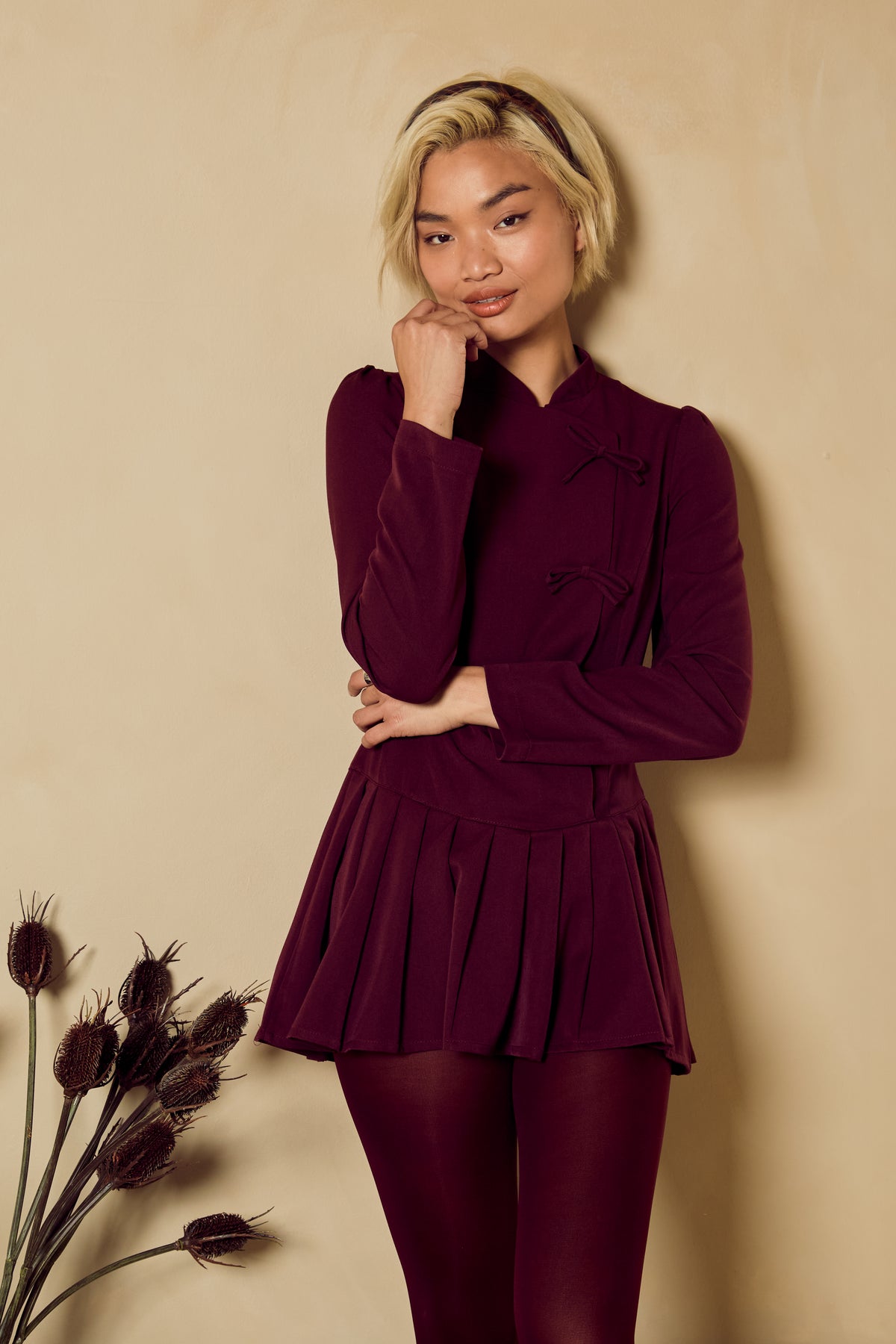Paloma Tie Mini Dress