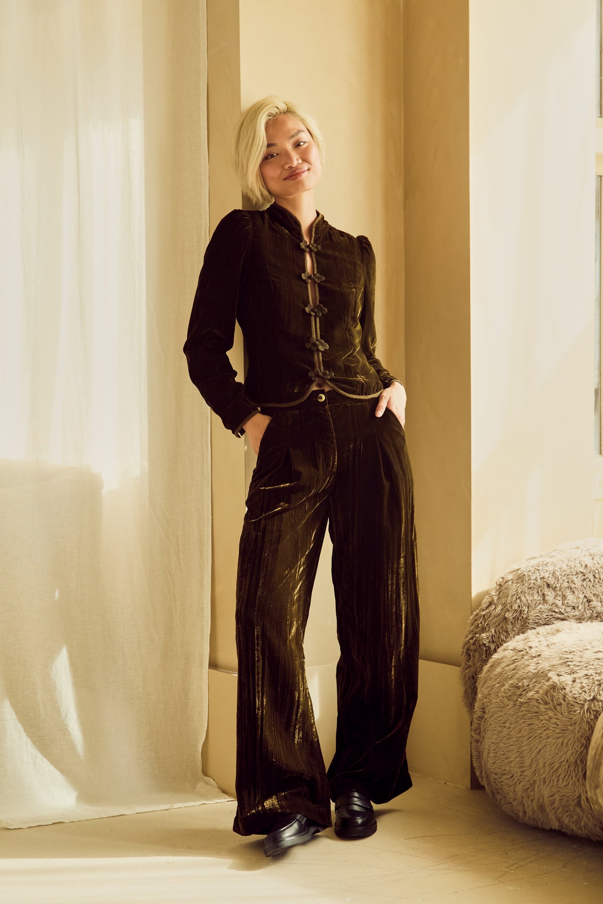 Odette Velvet Trousers