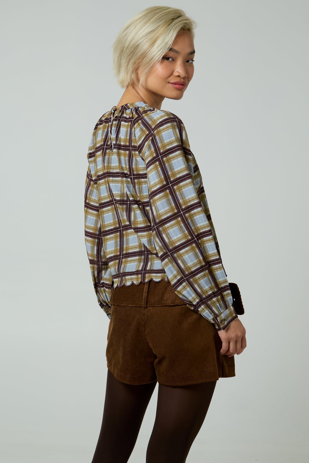 Demi Tie Neck Blouse
