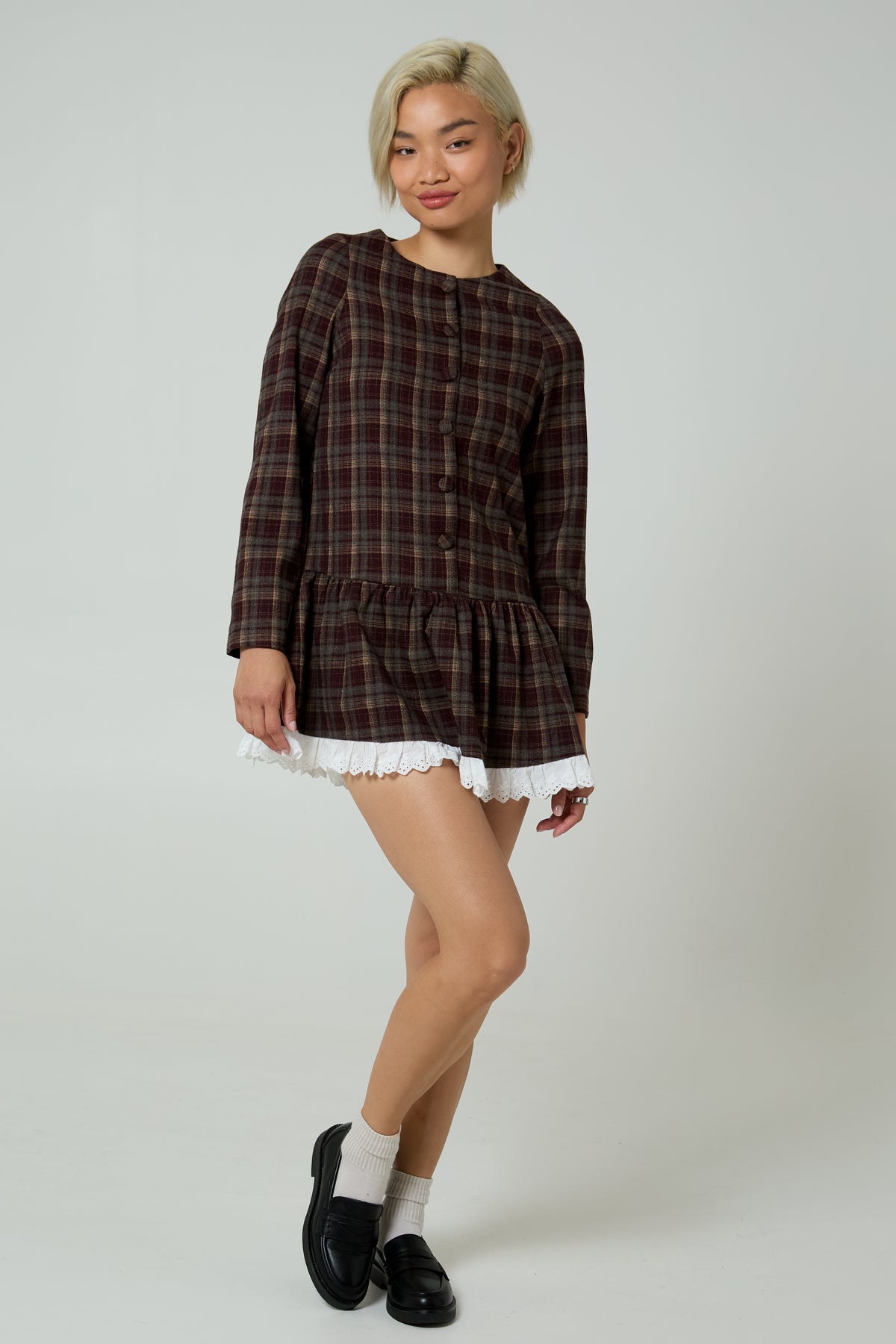 Ophelia Check Dress
