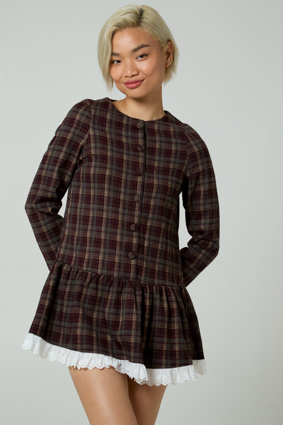 Ophelia Check Dress
