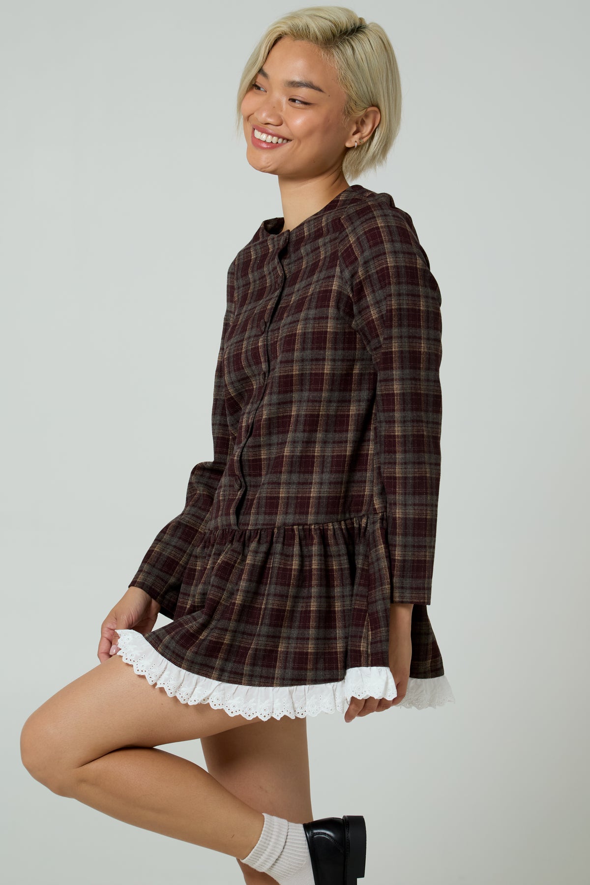 Ophelia Check Dress