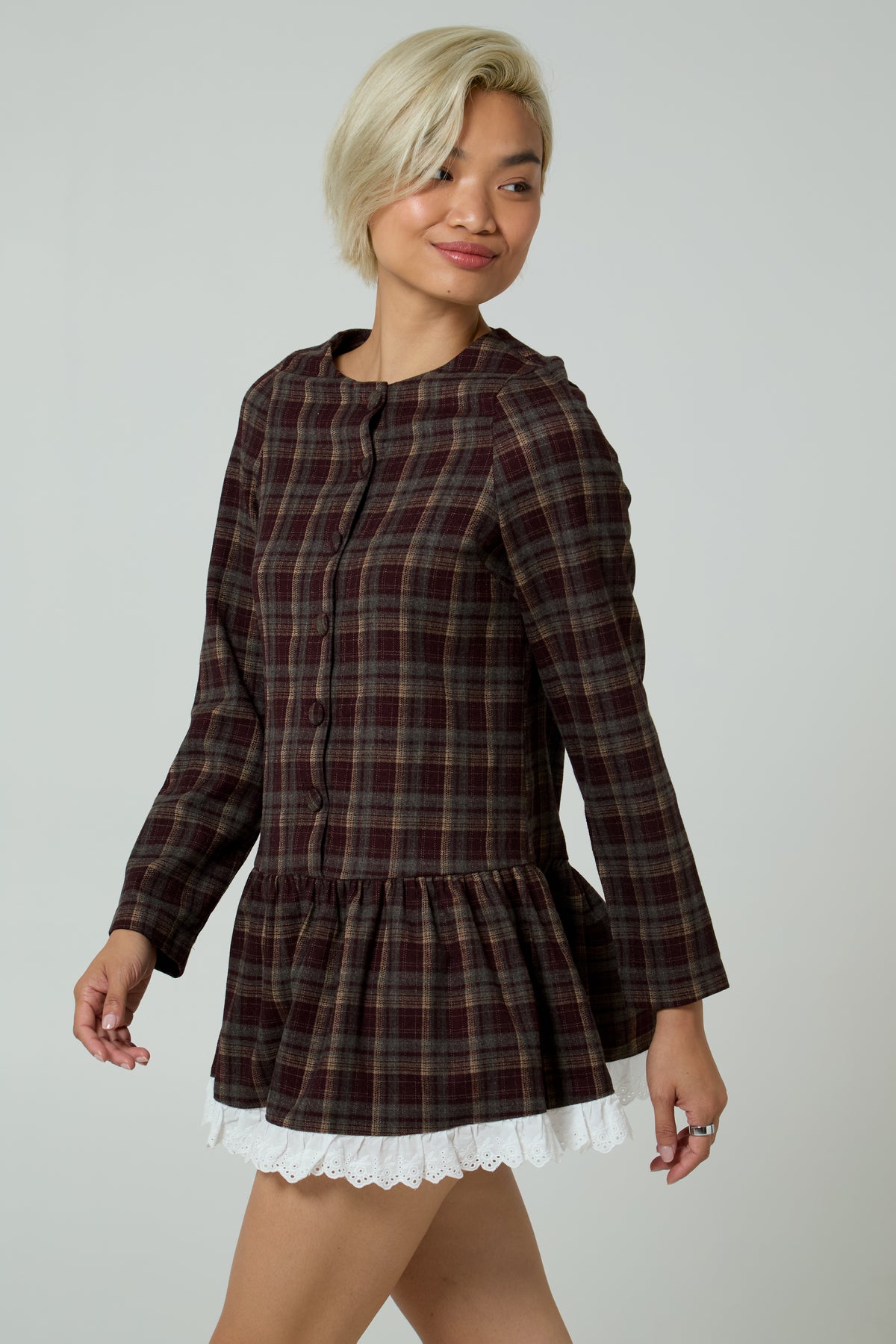 Ophelia Check Dress