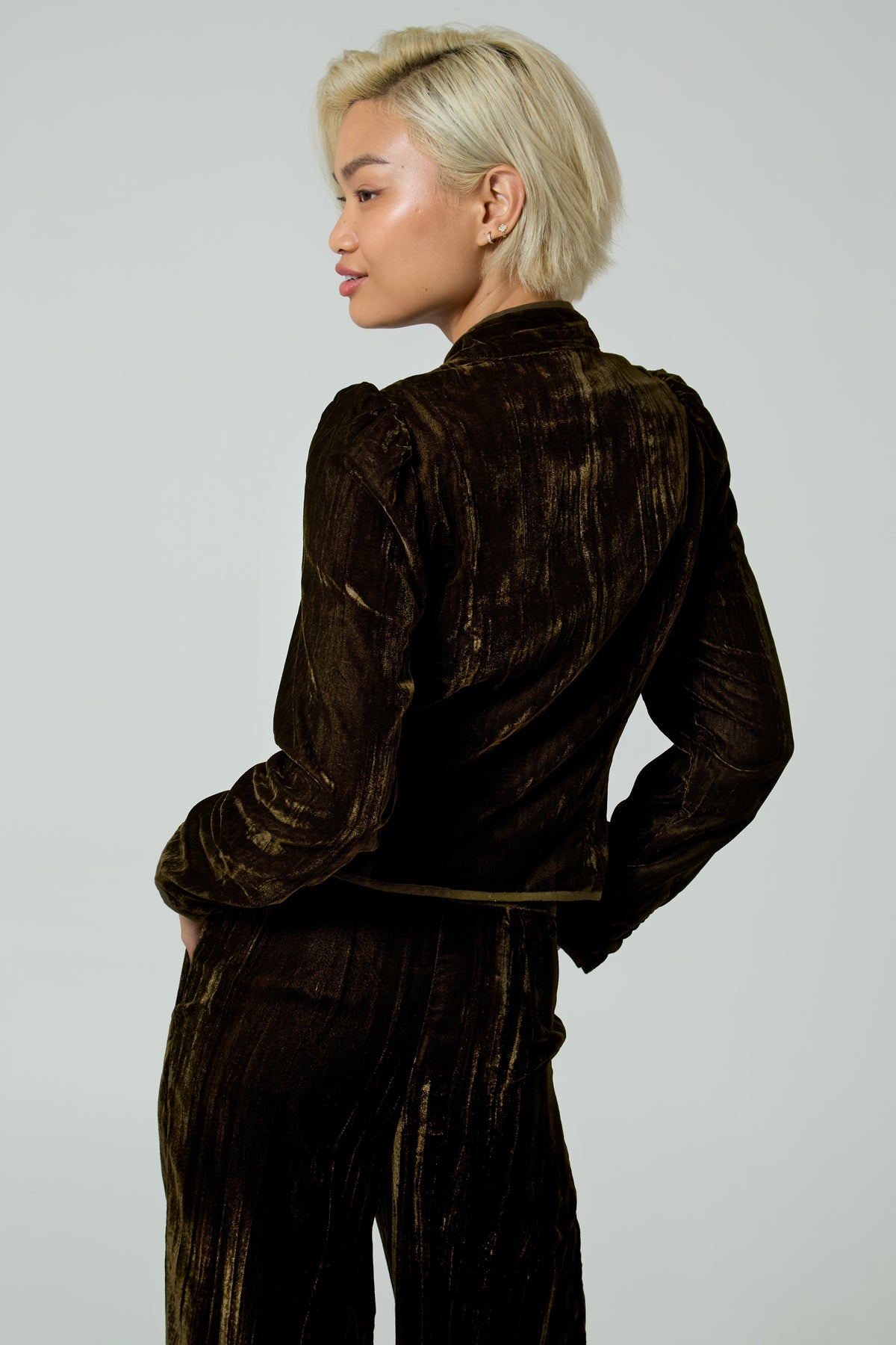 Odette Velvet Military jacket