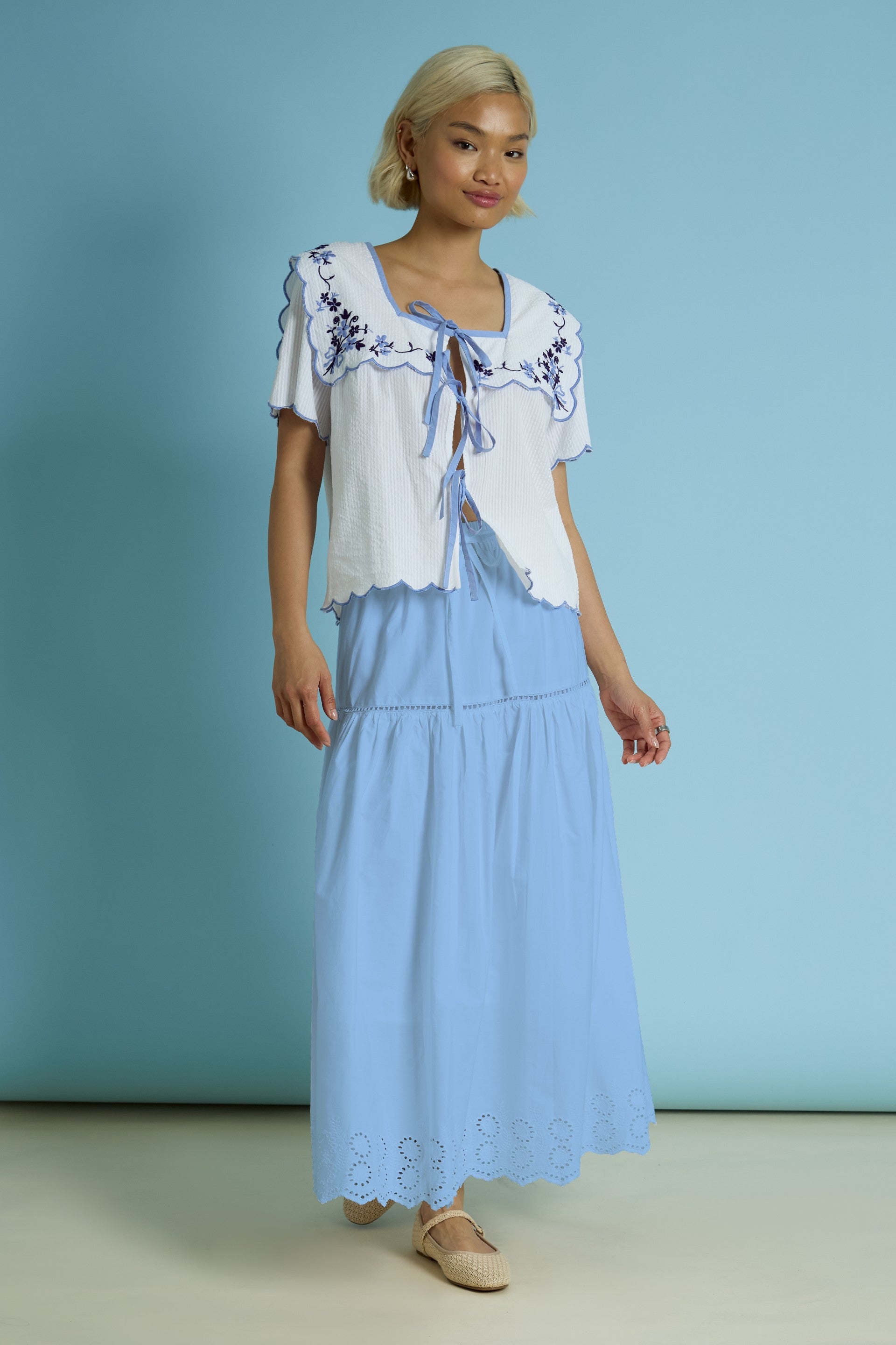 Freda Maxi Cotton Skirt