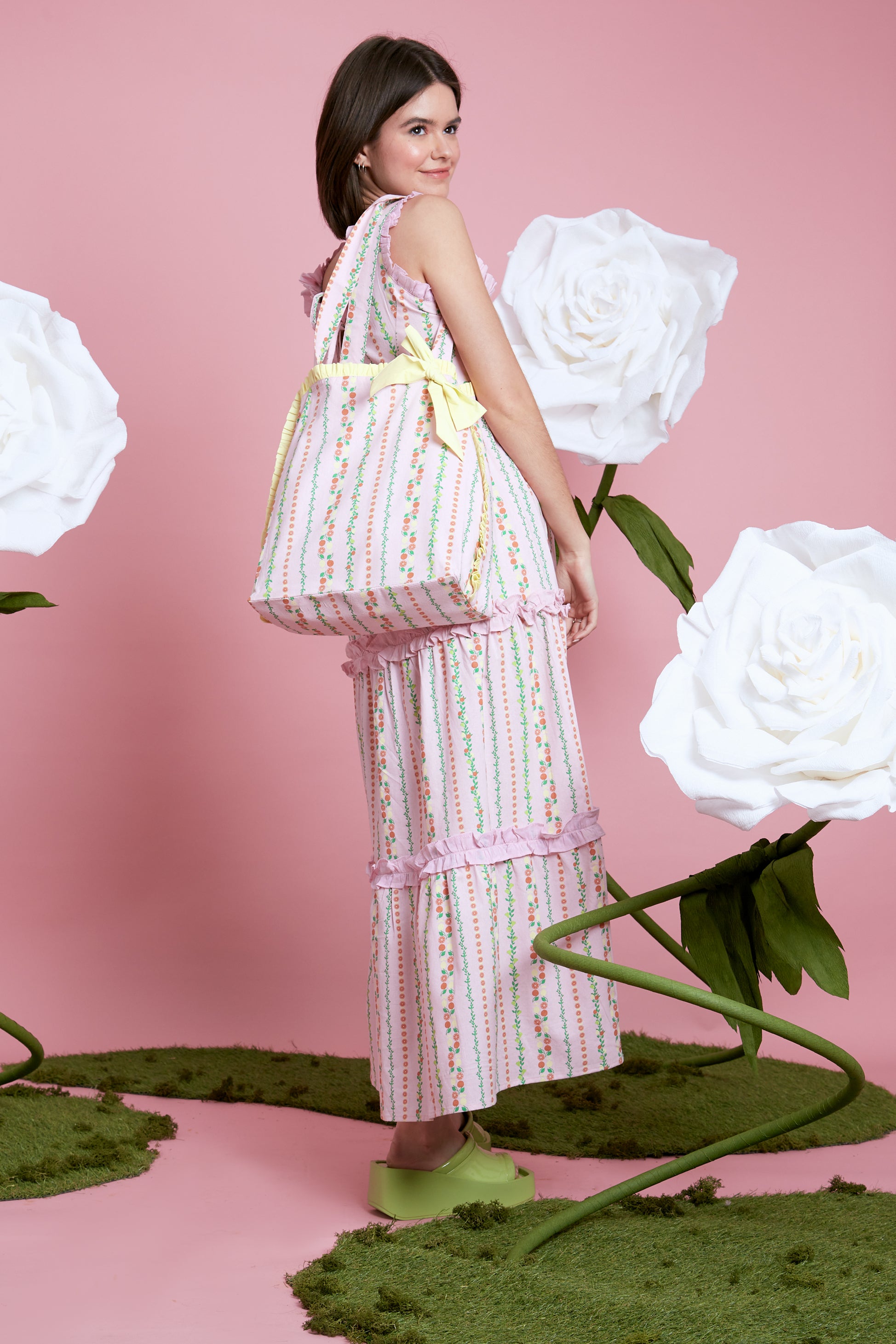 Clementine Tote Bag - Pink