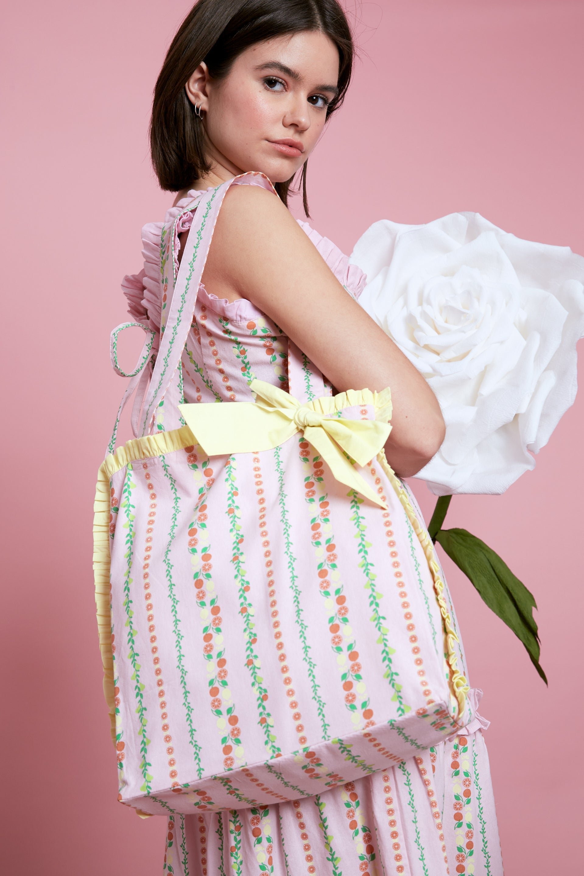 Clementine Tote Bag - Pink