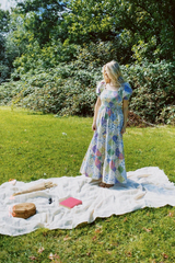 Lolita Floral Midaxi Dress - Cream