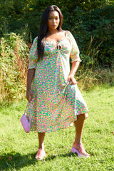 Valerie Midi Tea Dress - Curve