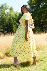 Fruity Midi Dress - Curve