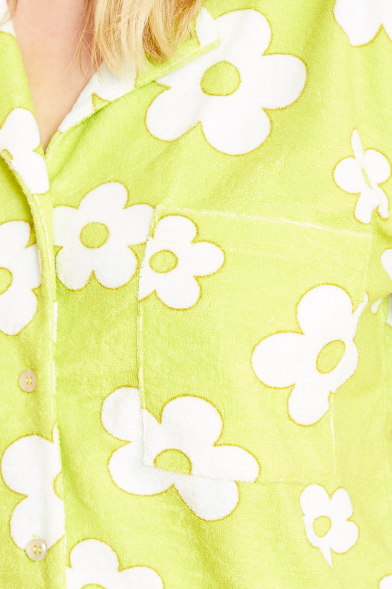 Delilah Towelling Shirt - Curve