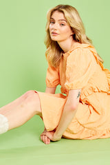 Marnie Smock Dress - Orange