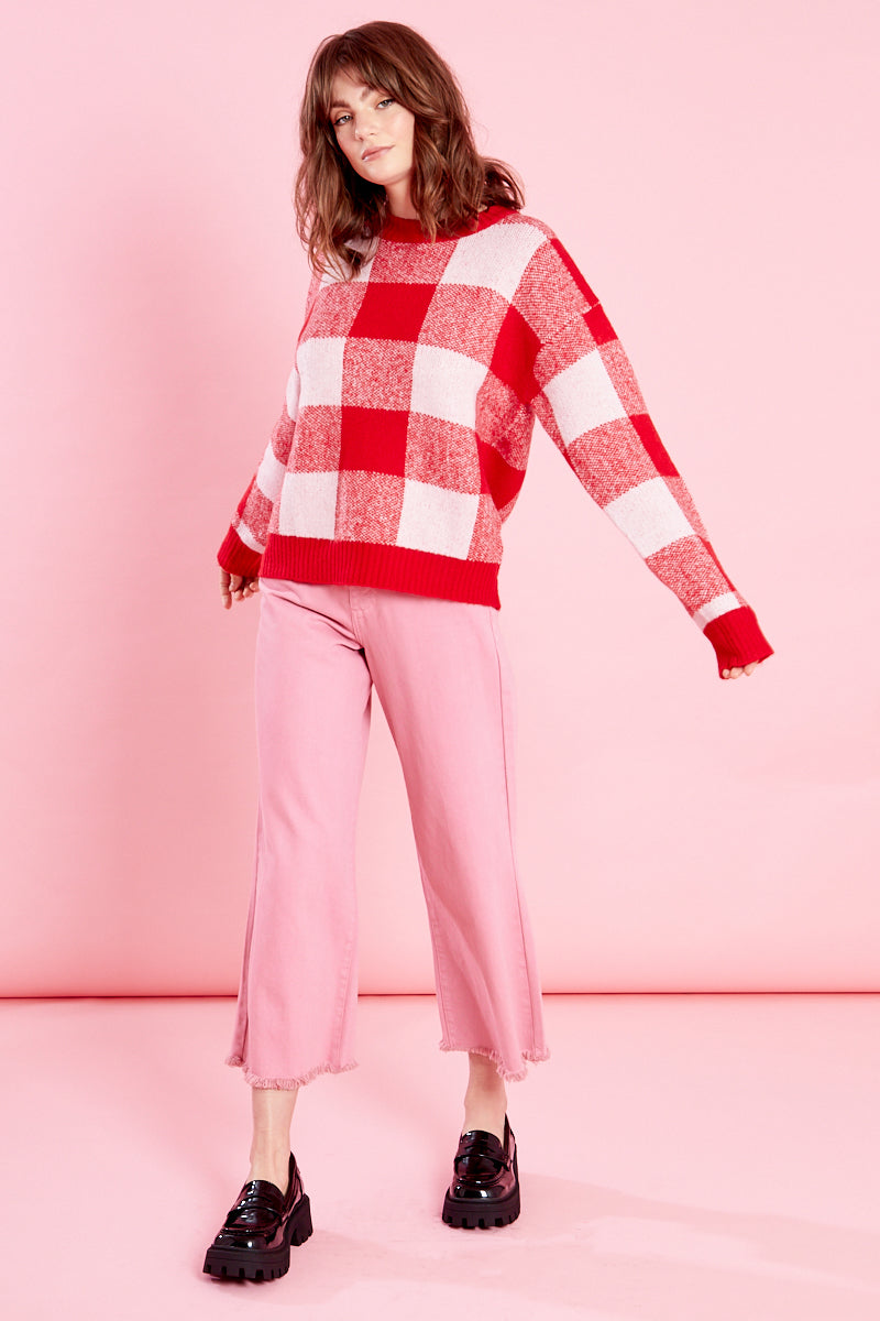 Jessie Check Jumper - Curve