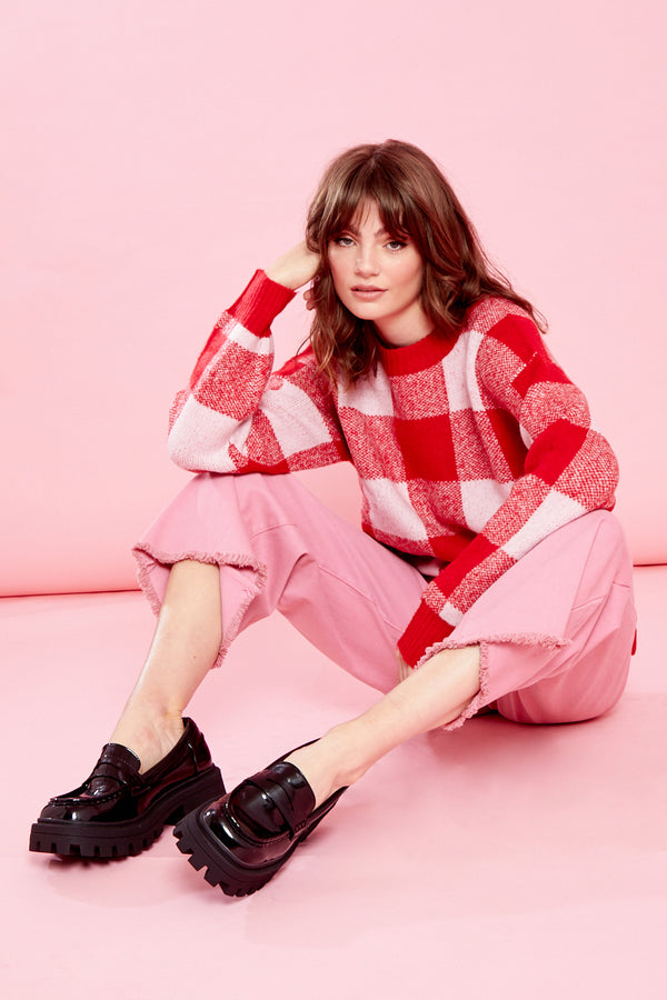 Jessie Check Jumper - Curve